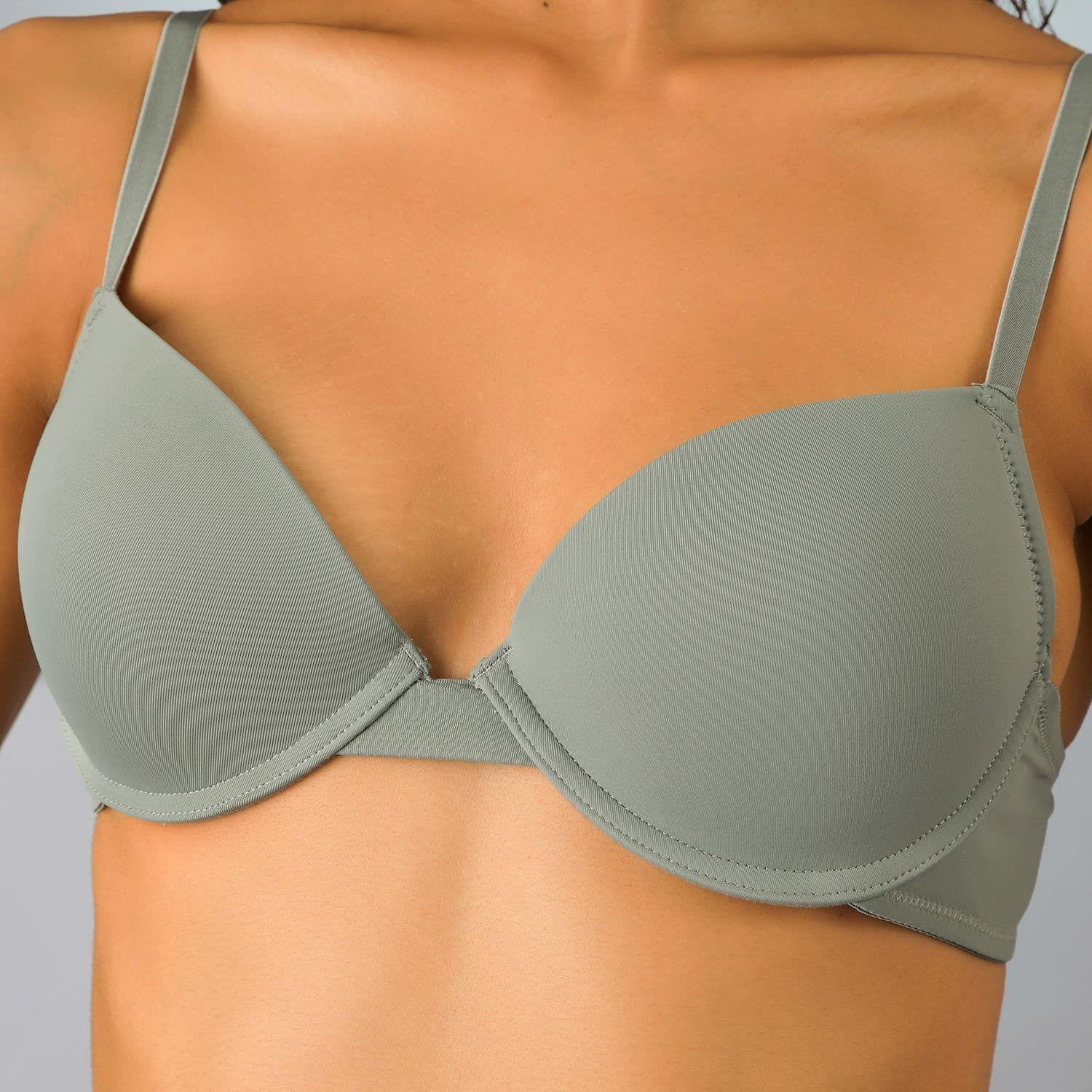 Pack 2X Sostén Balconet Push Up  Verde-2
