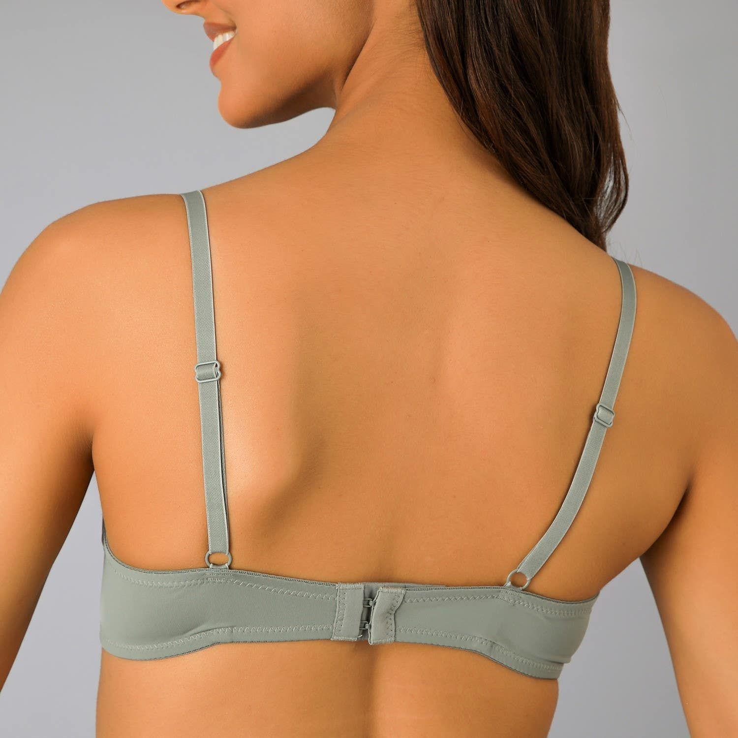 Pack 2X Sostén Balconet Push Up  Verde-3