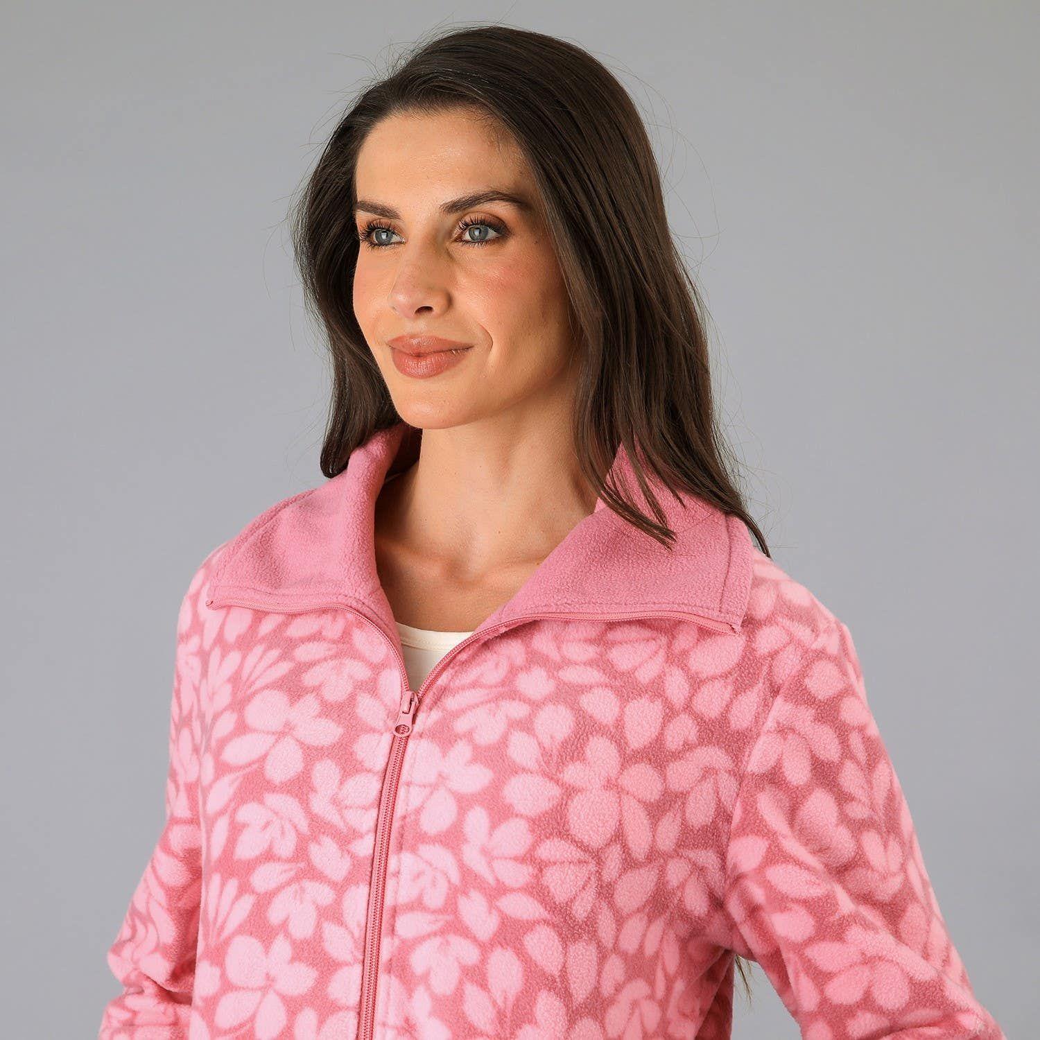 Pijama Micropolar Polerón/Polera 3Pz Rosado-4