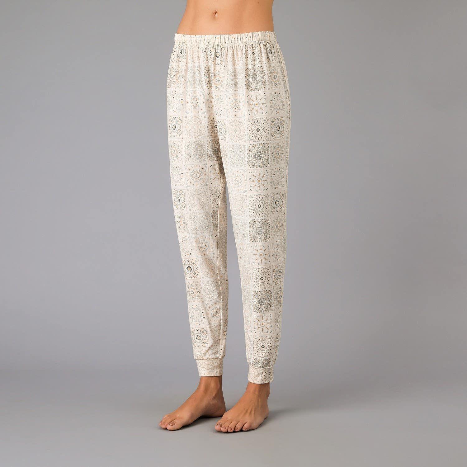 Pijama Polera Ajustable En Pretina Beige-4