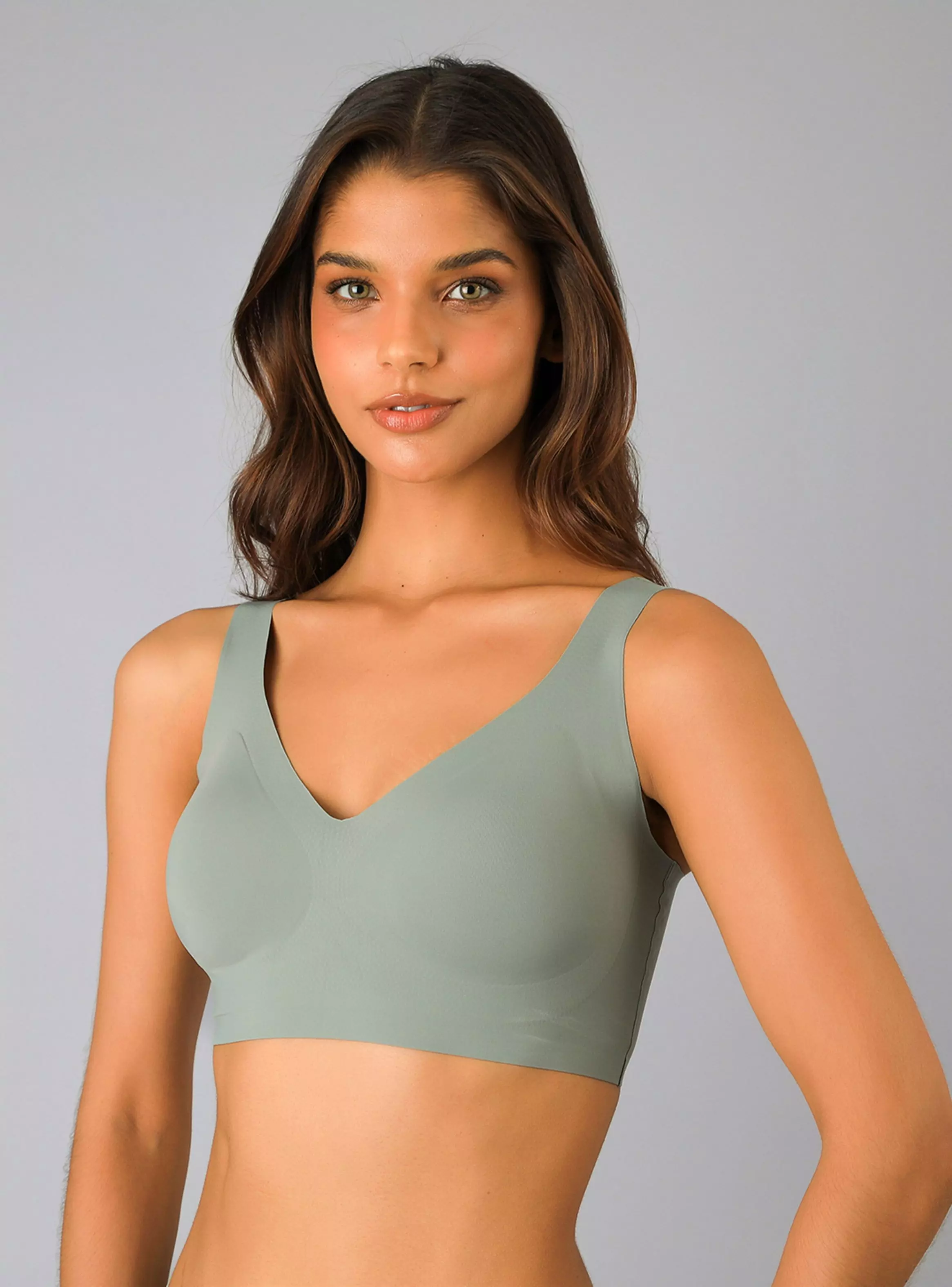 Sostén Seamless Classic Verde-0