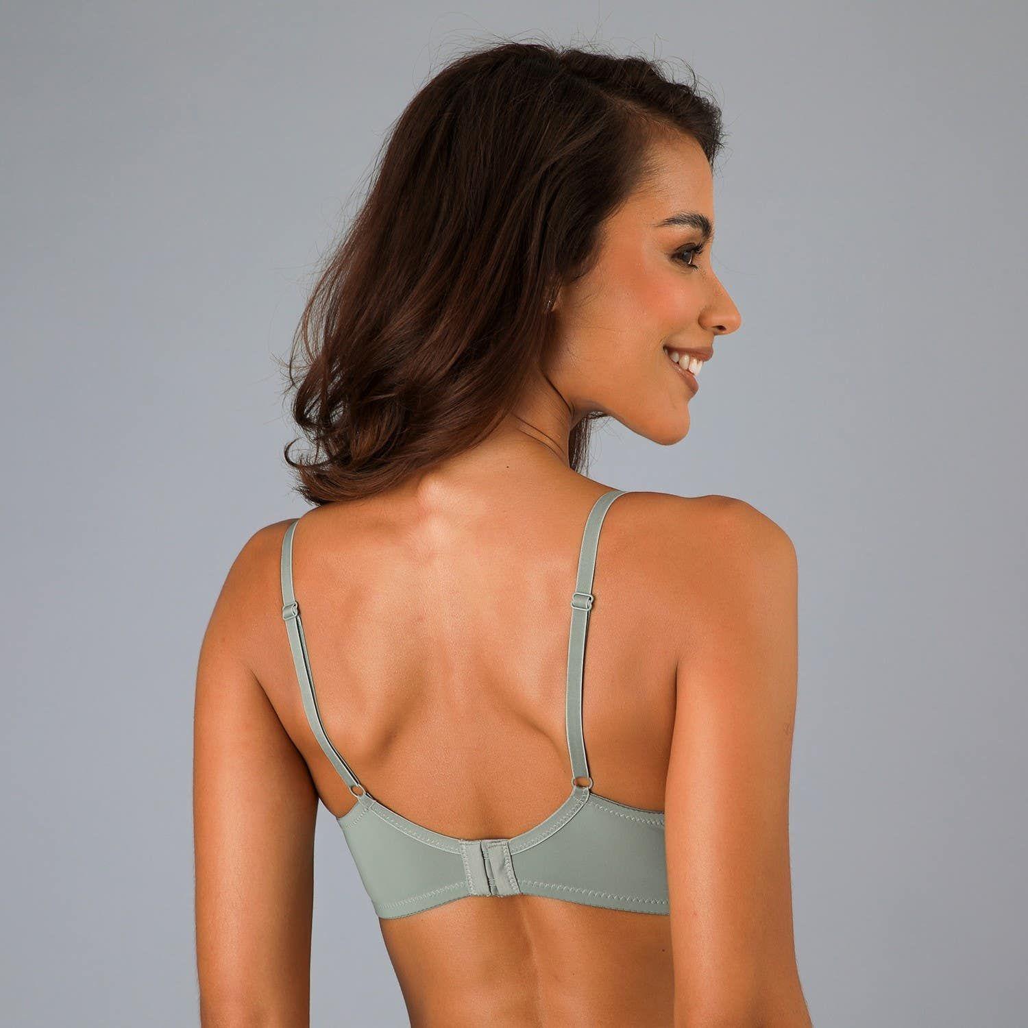 Pack 2X Sostén Perfect Cover Microprint Verde-3