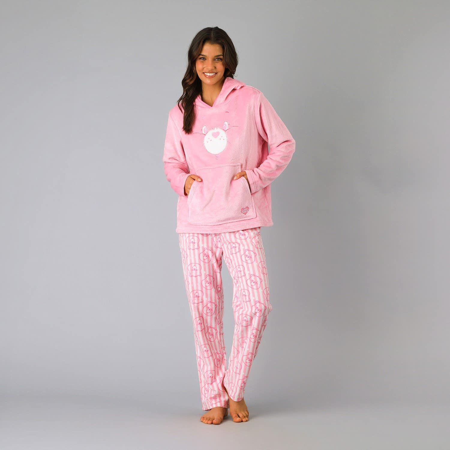 Pijama Coral/Microfleece Gorro Cariñositos-0