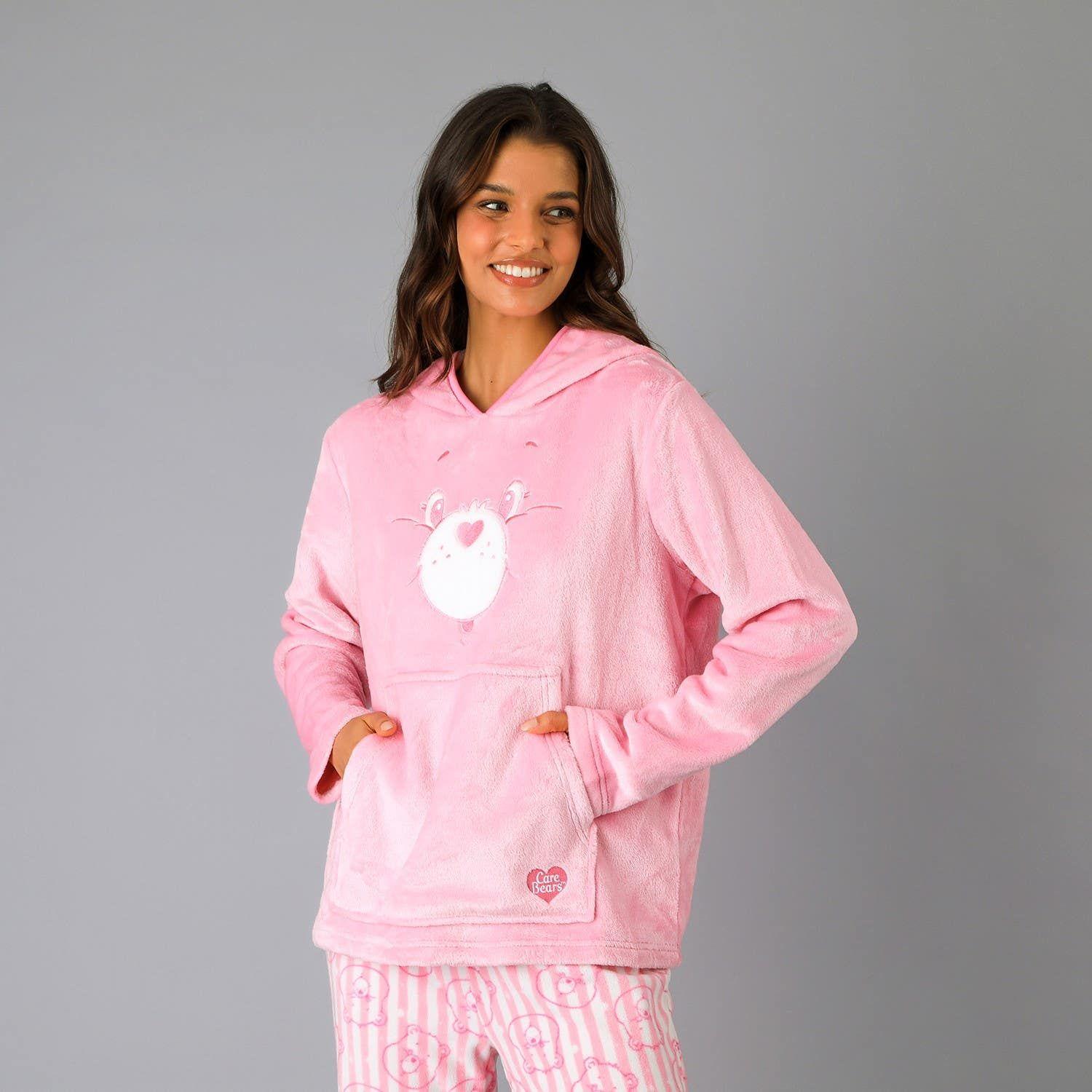 Pijama Coral/Microfleece Gorro Cariñositos-1