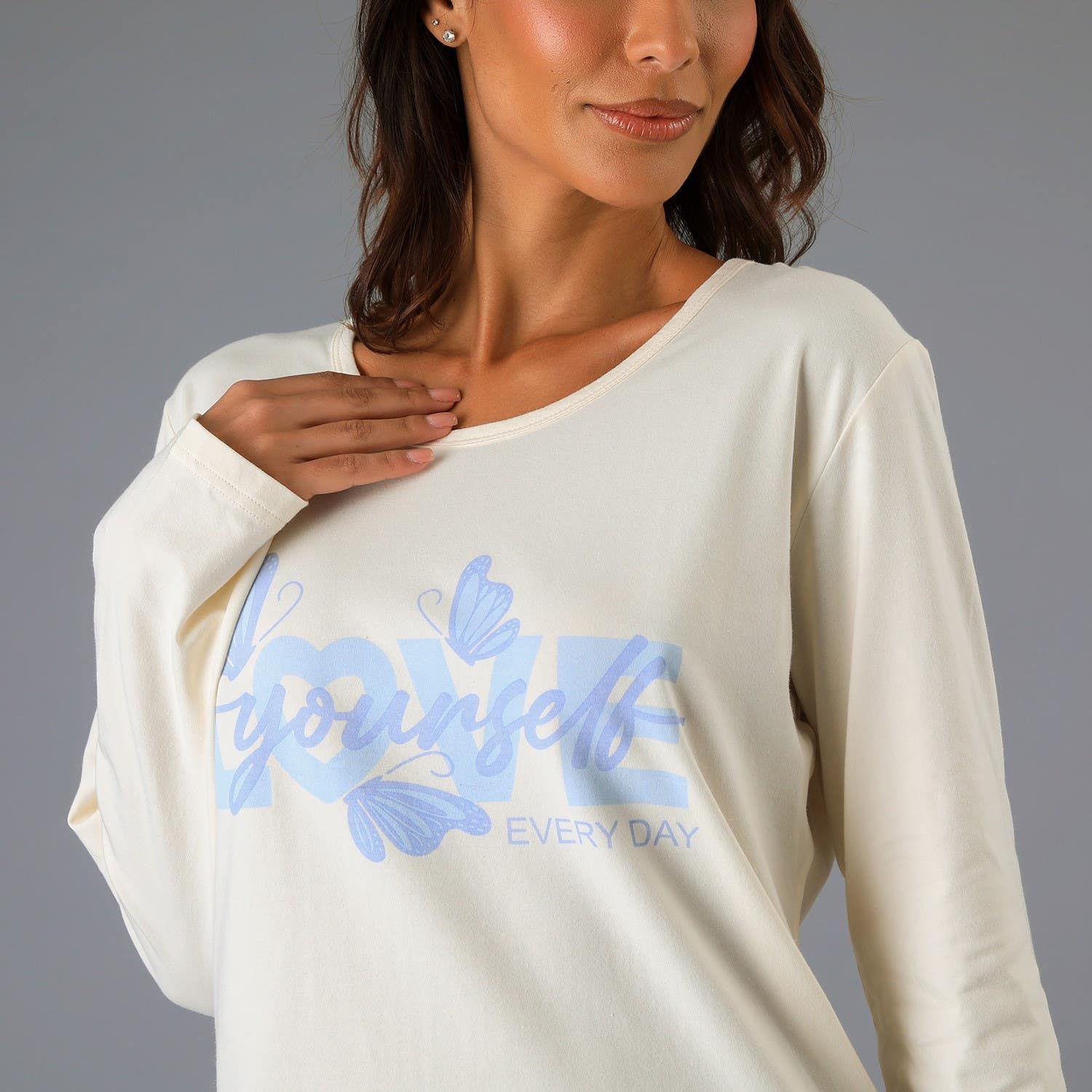 Pijama Micropolar Polerón/Polera 3Pz Azul-1