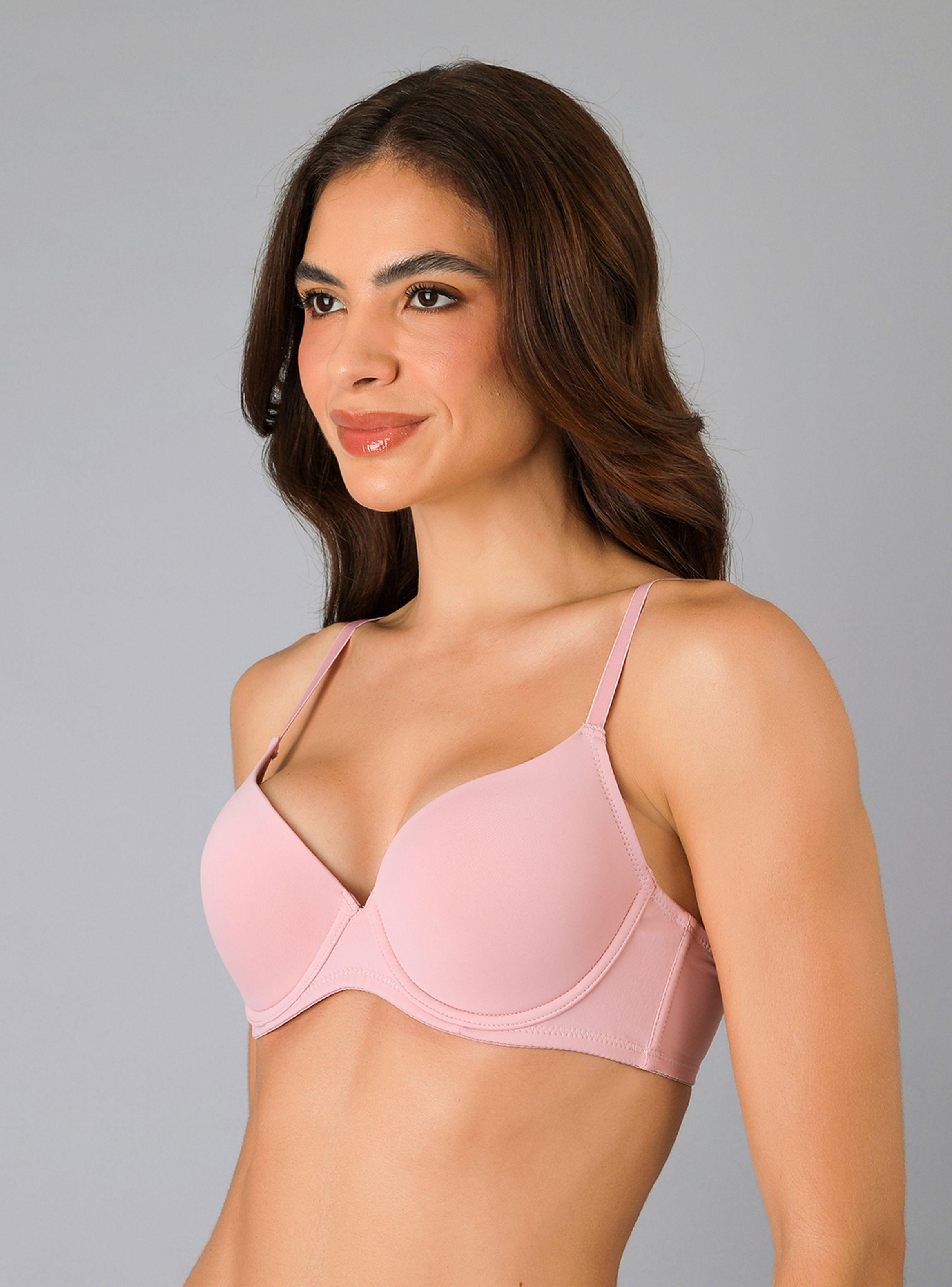 Pack 2X Sostén Perfect Cover Microprint Rosado-2