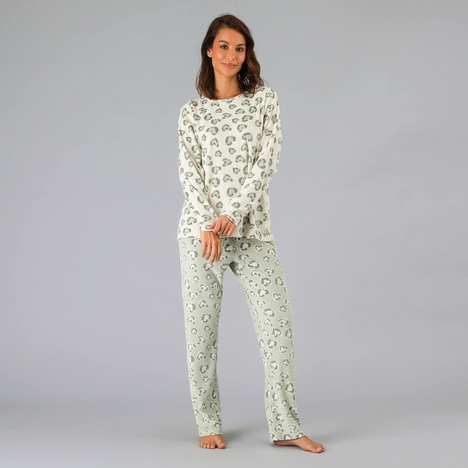 Pijama Cuello Haggy Verde-0