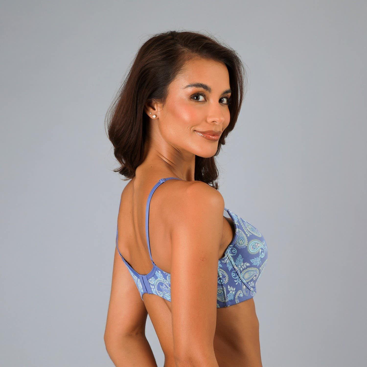 Pack 2X Sostén Perfect Cover Azul-3