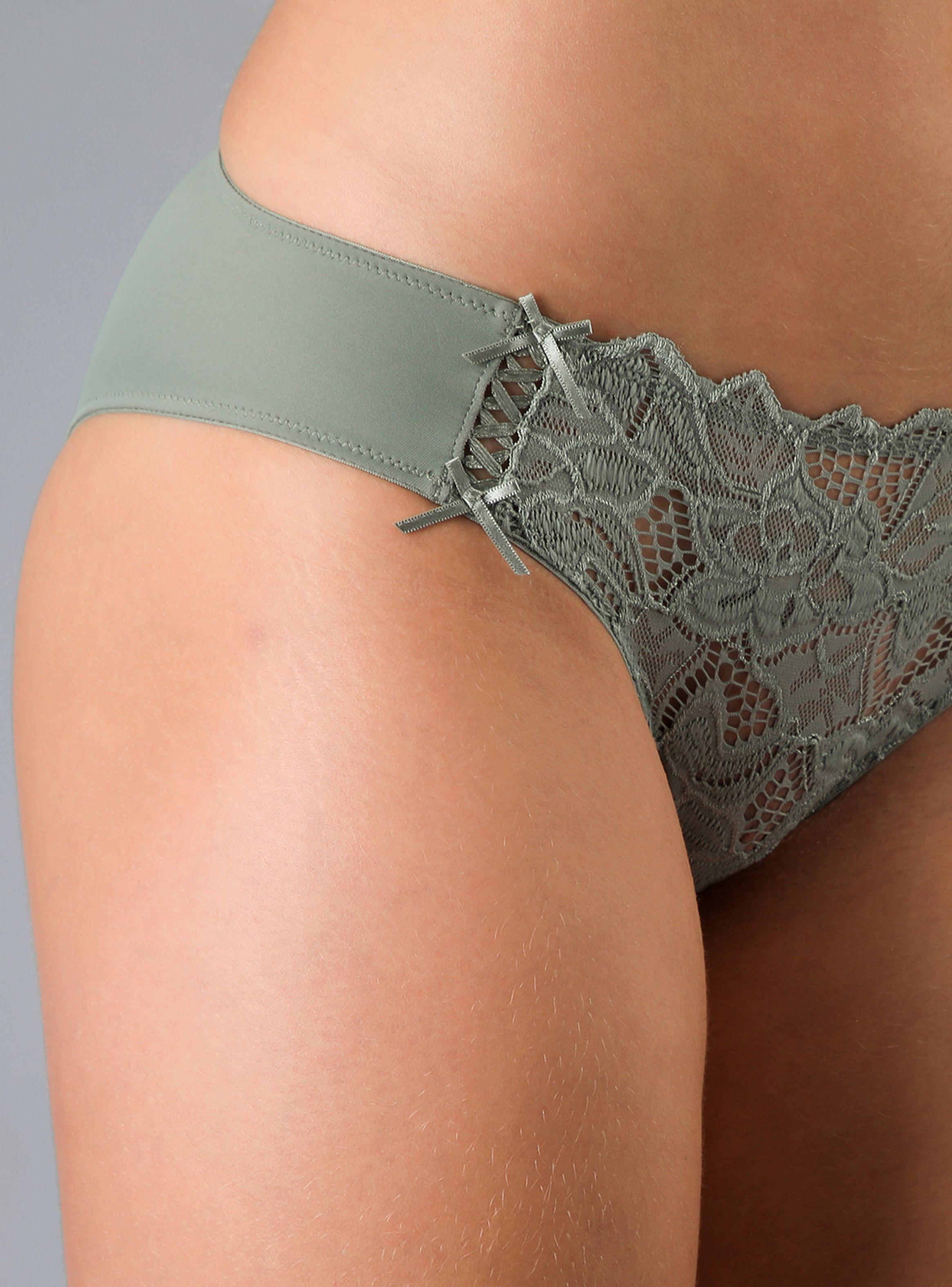 Bikini Encaje Y Lycra Verde-2