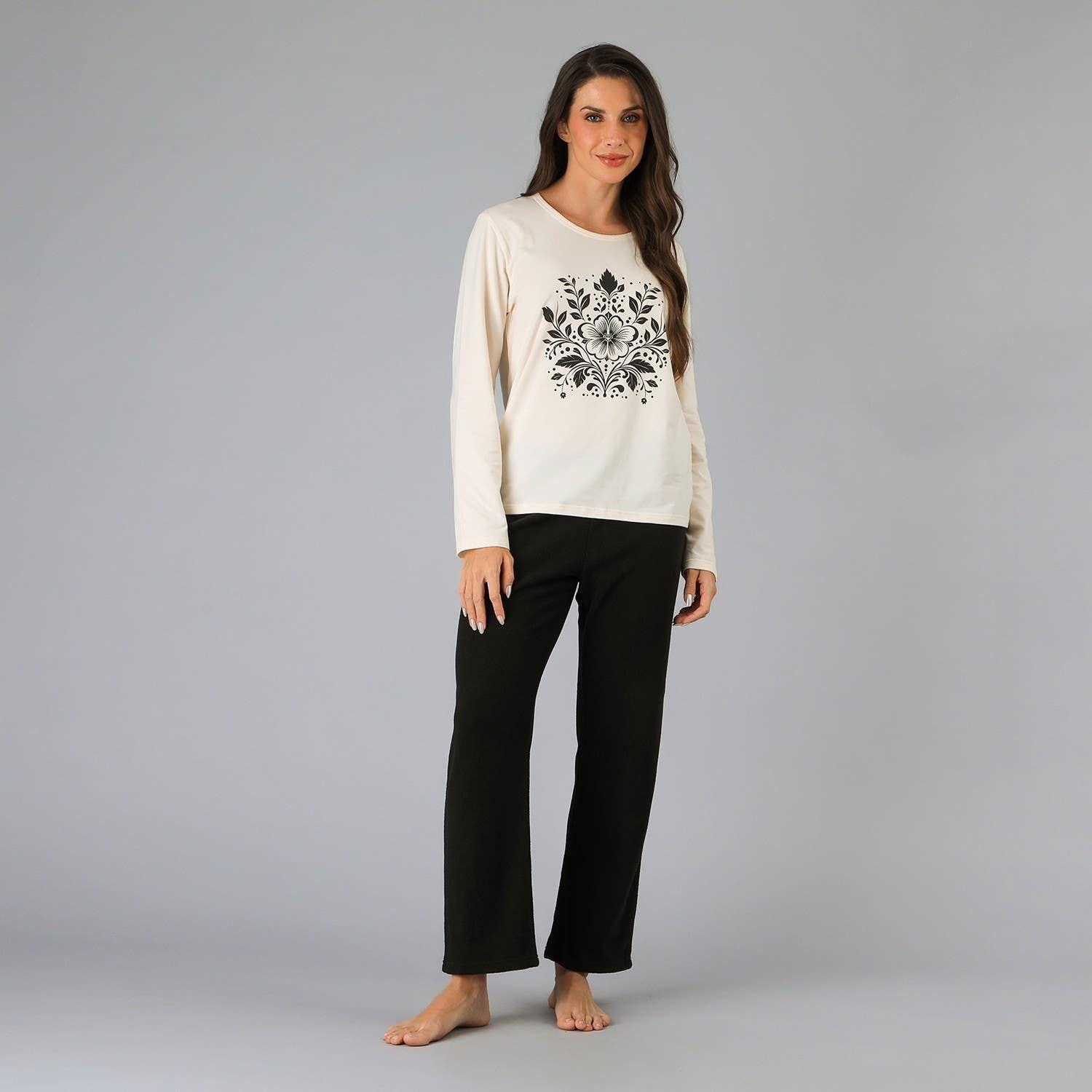 Pijama Micropolar Polerón/Polera 3Pz-2