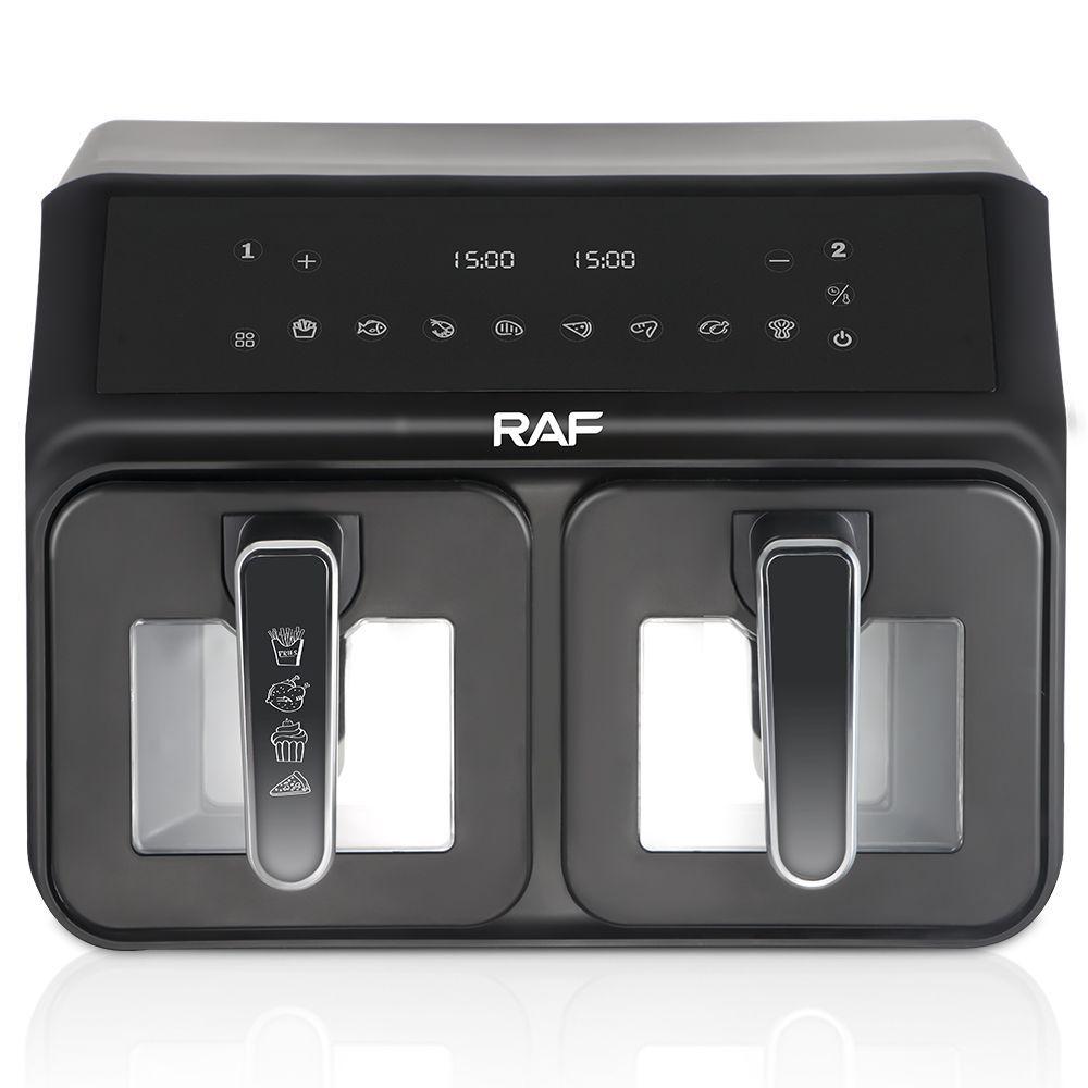 Freidora de Aire Doble Canastilla Multifuncional RAF R.5377 9 LITROS 2200W-1