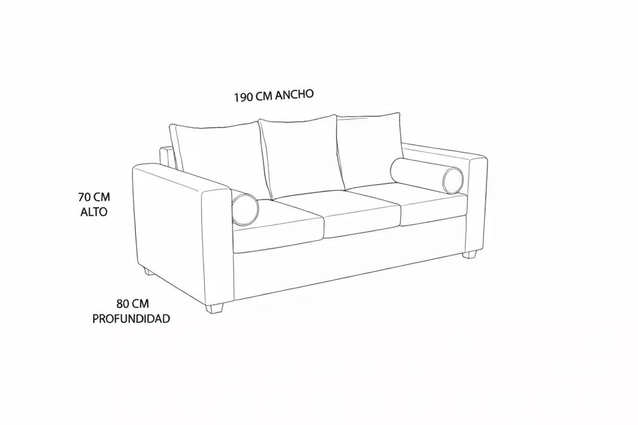 Sofá 3C Tela Fancy Hogar-2