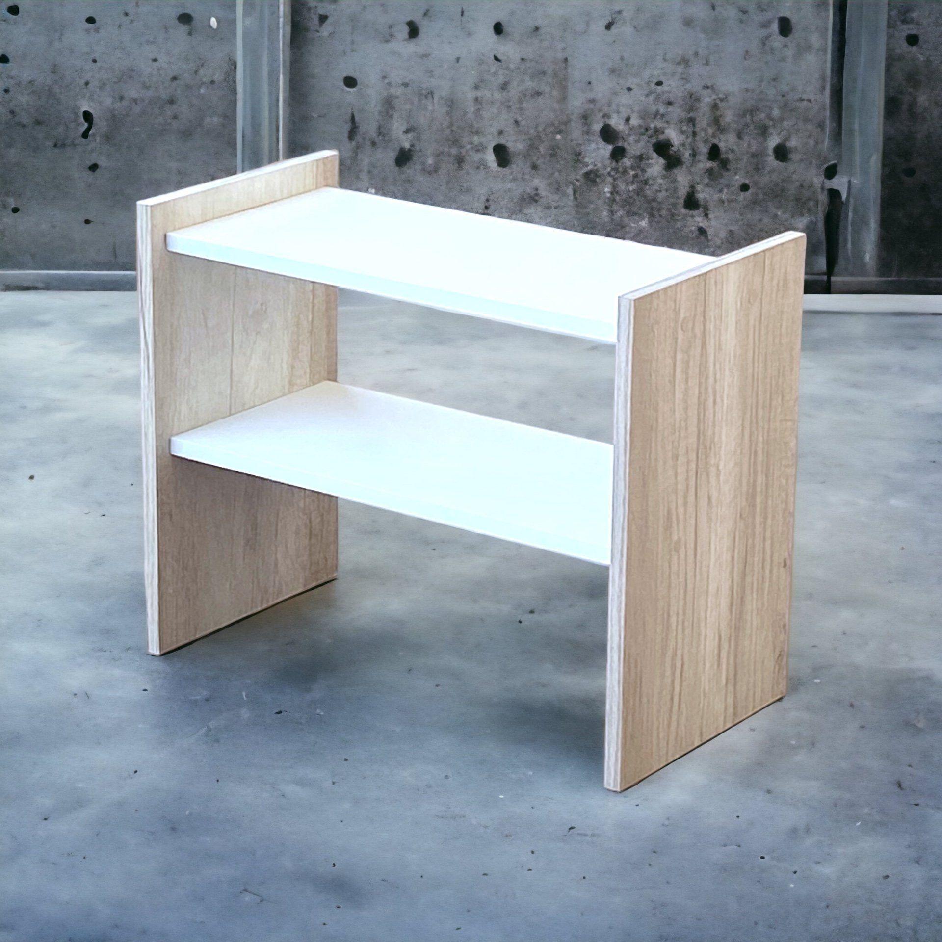 Repisa decorativa y mesa auxiliar -1