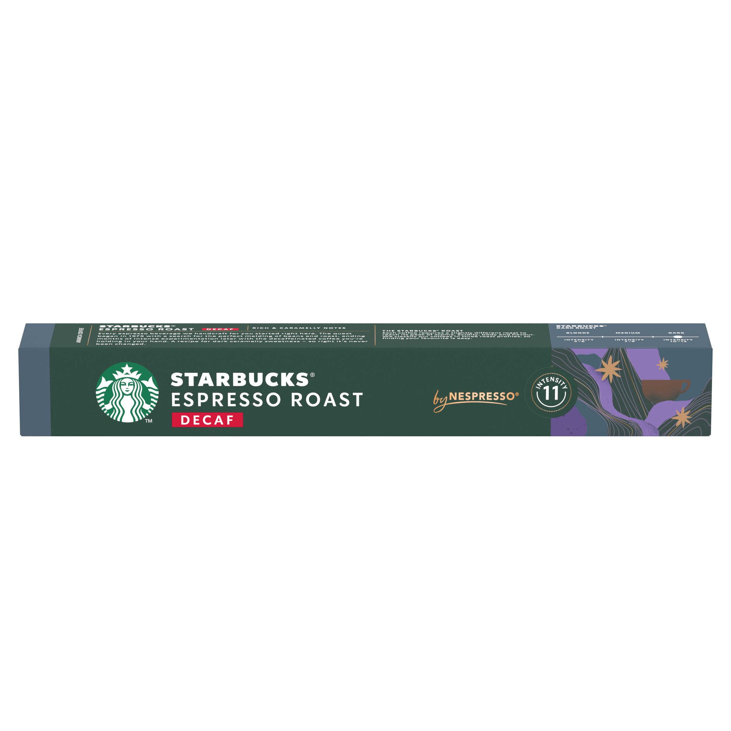 Cápsula De Café Starbucks By Nespresso Espresso Roast Decaf 57g Pack X3-1