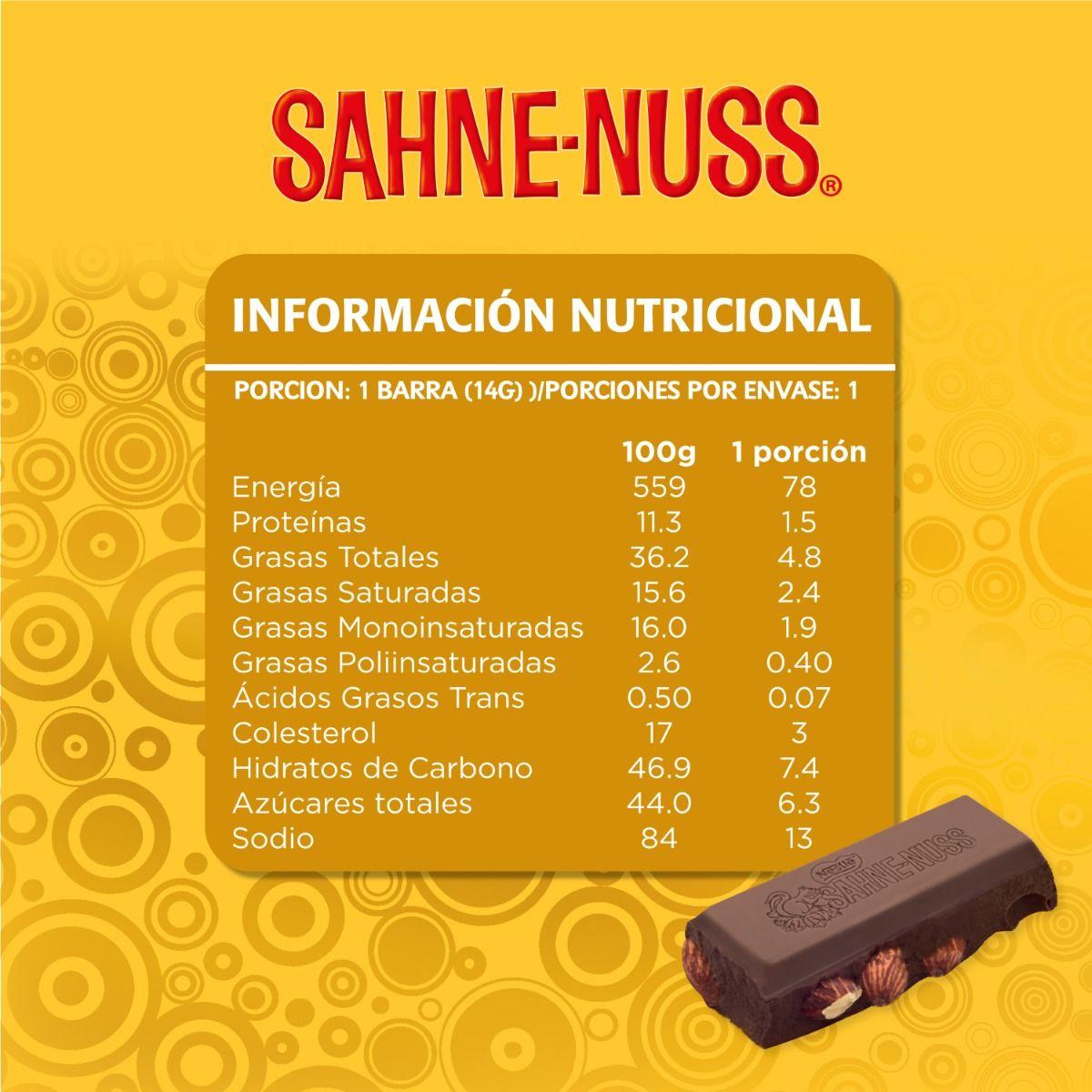 Chocolate Sahne Nuss 14g Caja 20 unidades-6