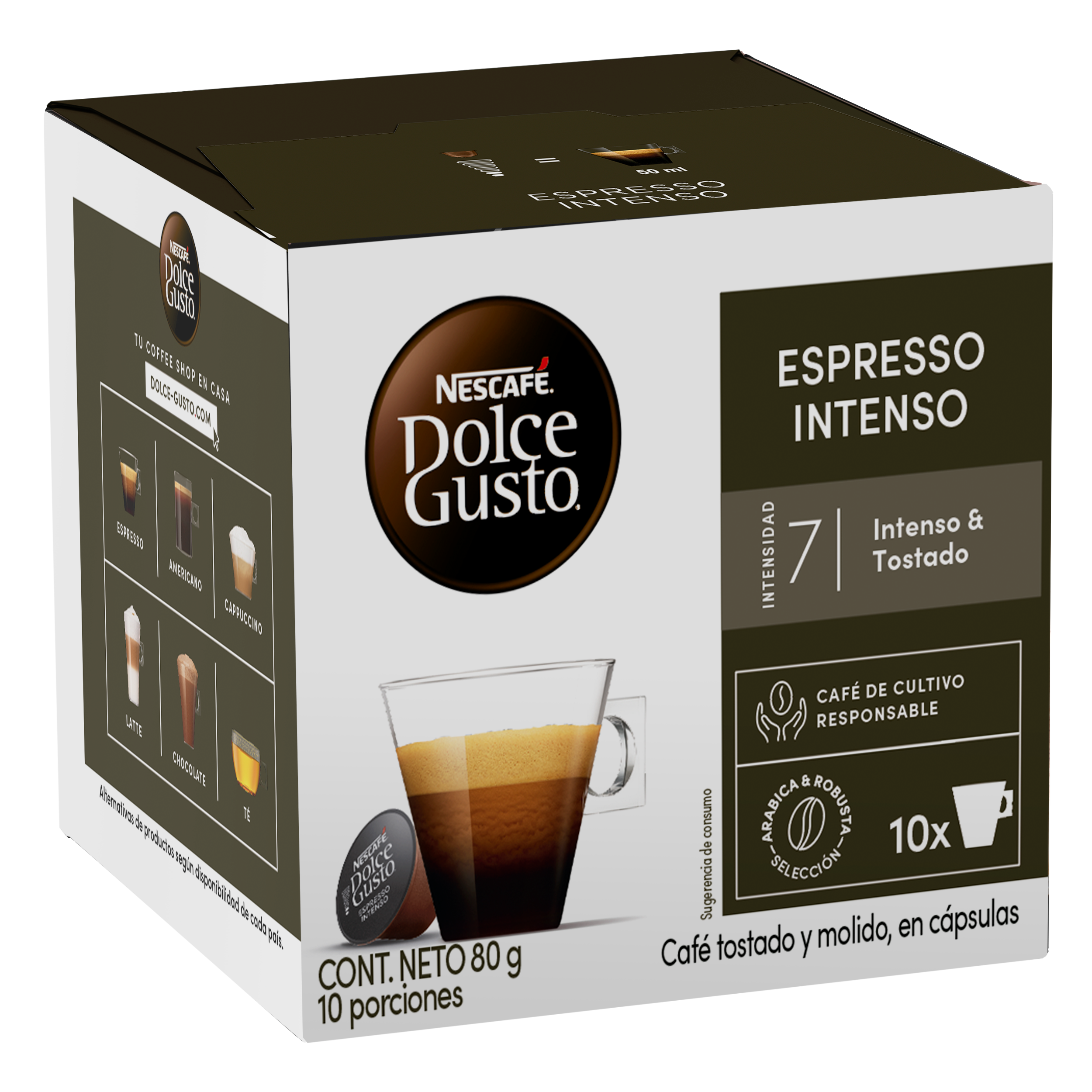 Café NESCAFÉ DOLCE GUSTO® Espresso Intenso 10 Cápsulas-0