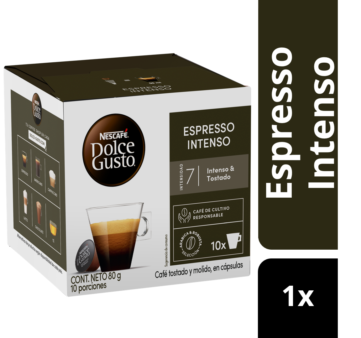Café NESCAFÉ DOLCE GUSTO® Espresso Intenso 10 Cápsulas-1