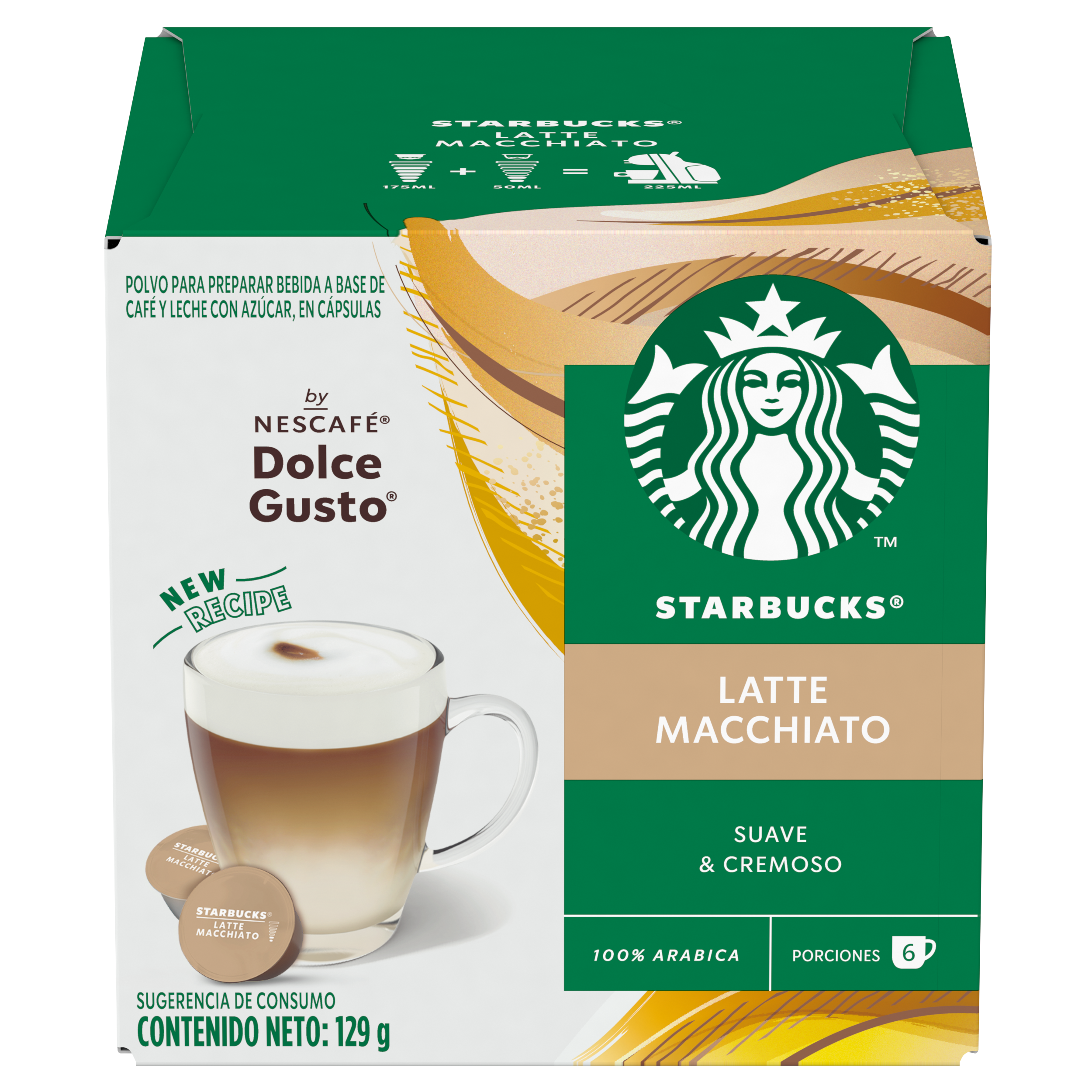 Cafetera Genio S Plus + Cápsulas de Café Starbucks Latte Macchiato X3 Cajas-2