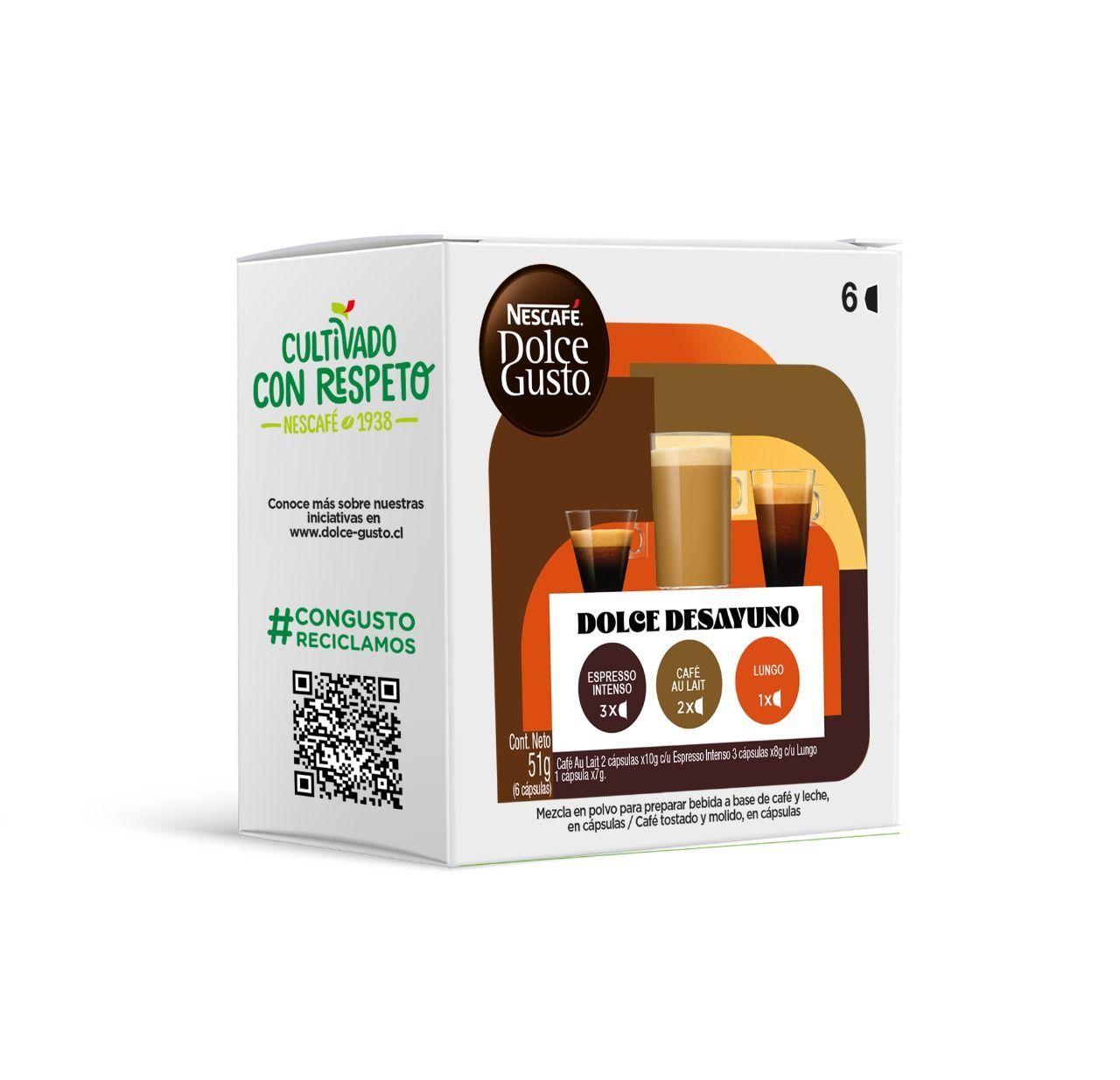 Pack 3 capsulas café Dolce gusto desayuno-1