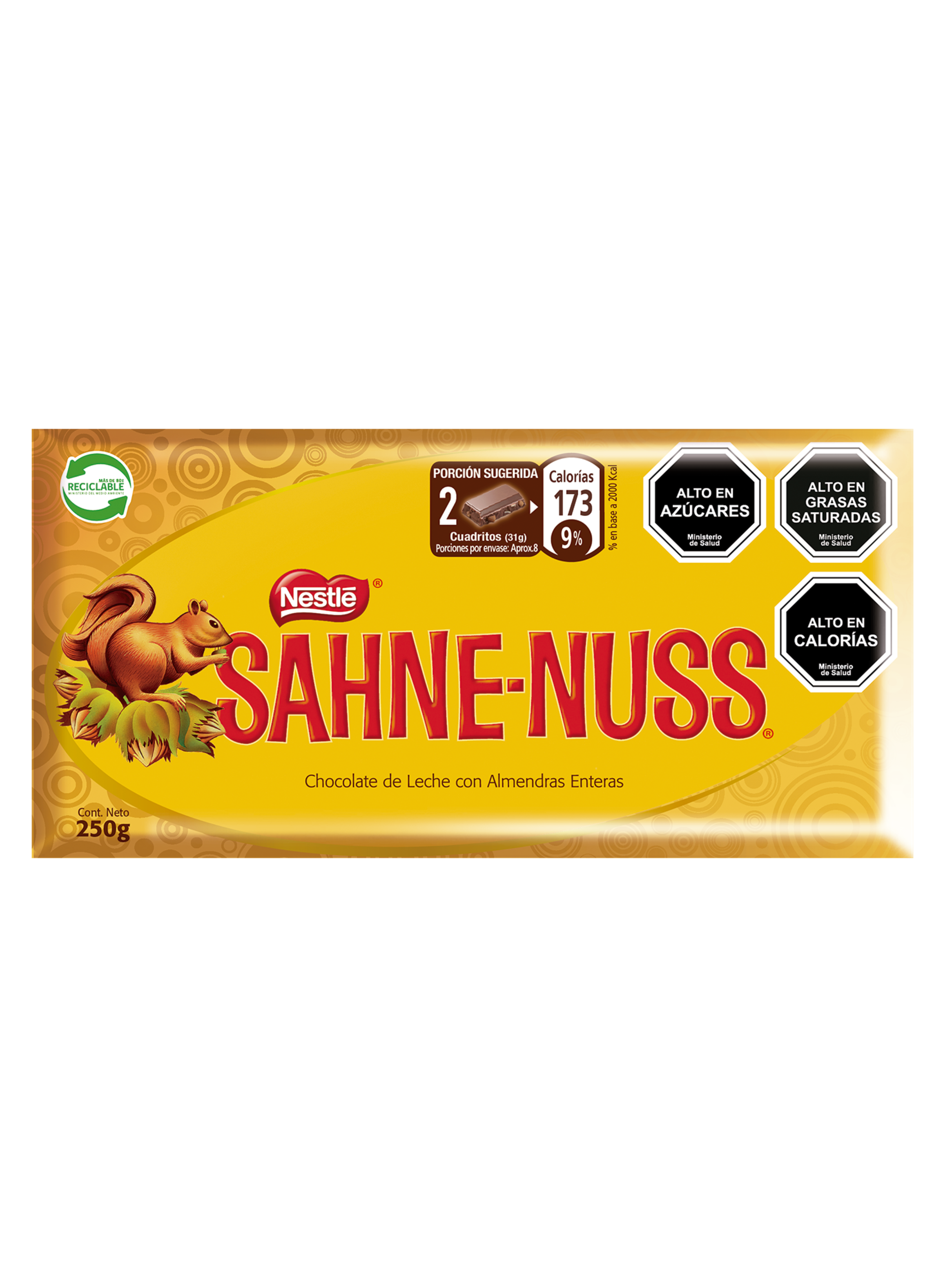 Pack Chocolate Sahne Nuss 3 Variedades 250g-1