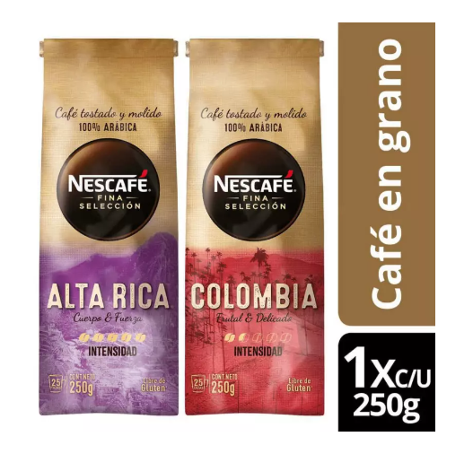 Café NESCAFÉ® Fina Selección Alta Rica y Colombia 250g -0