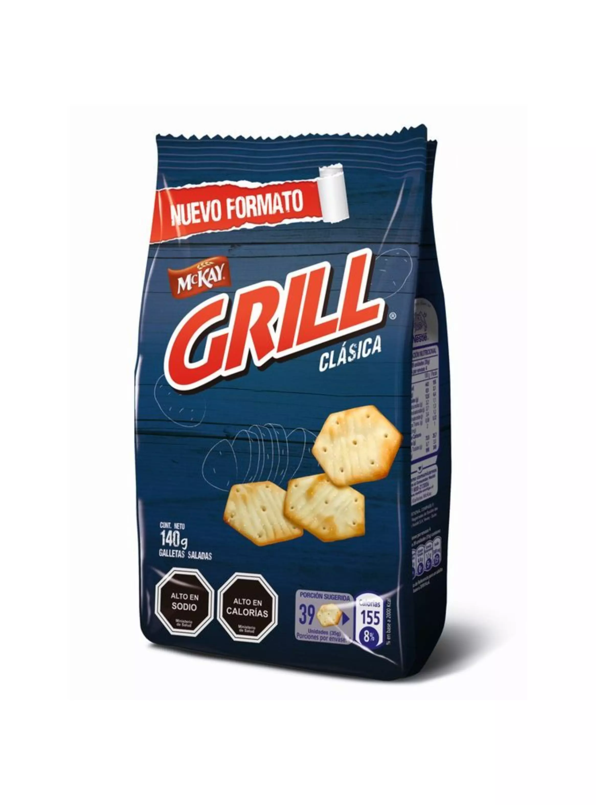 Galleta GRILL® Clásica 140g Pack X5-0