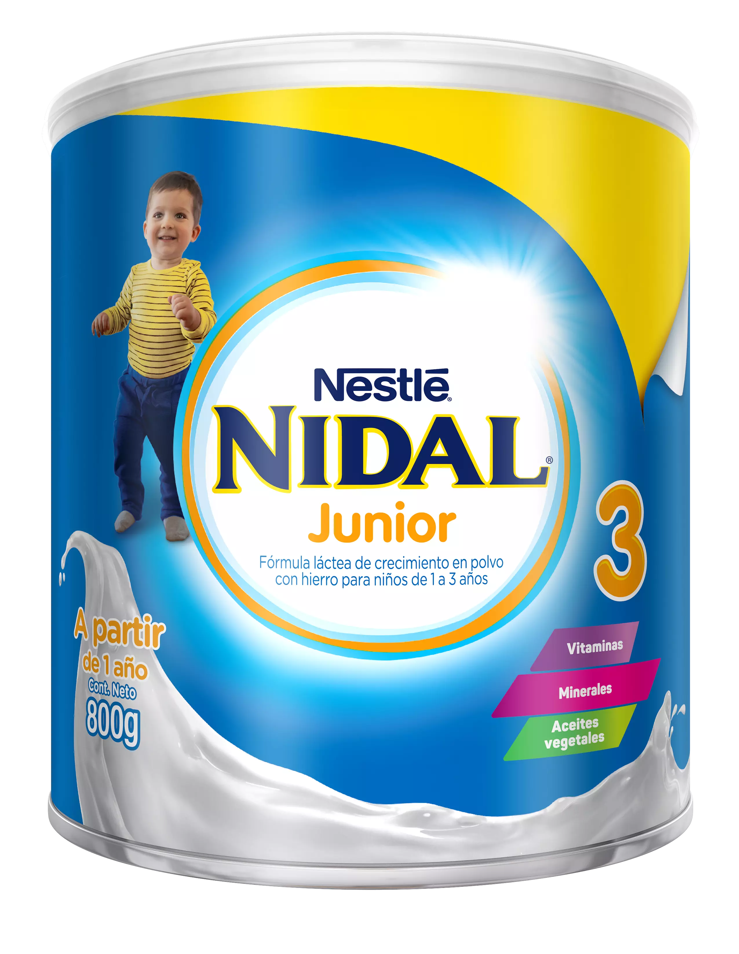 Fórmula infantil NIDAL® Junior 800g X3-1