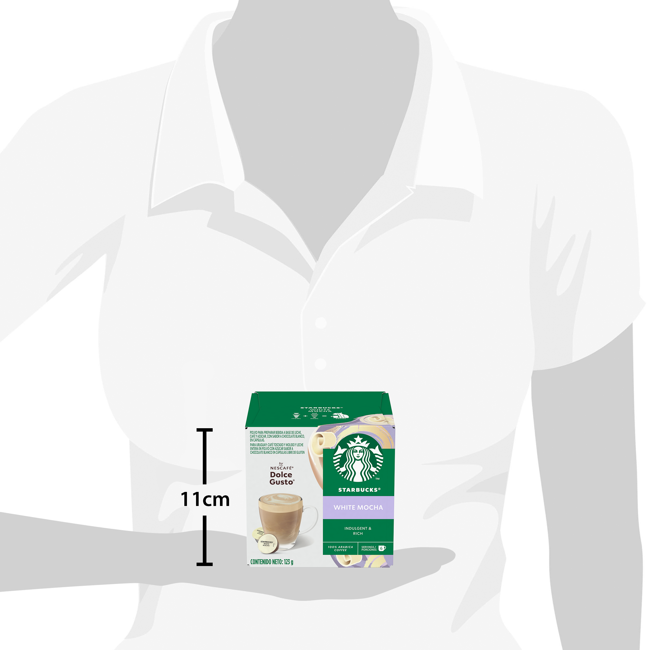 Pack 3 Café STARBUCKS DOLCE GUSTO White Mocha 12 cápsulas-7