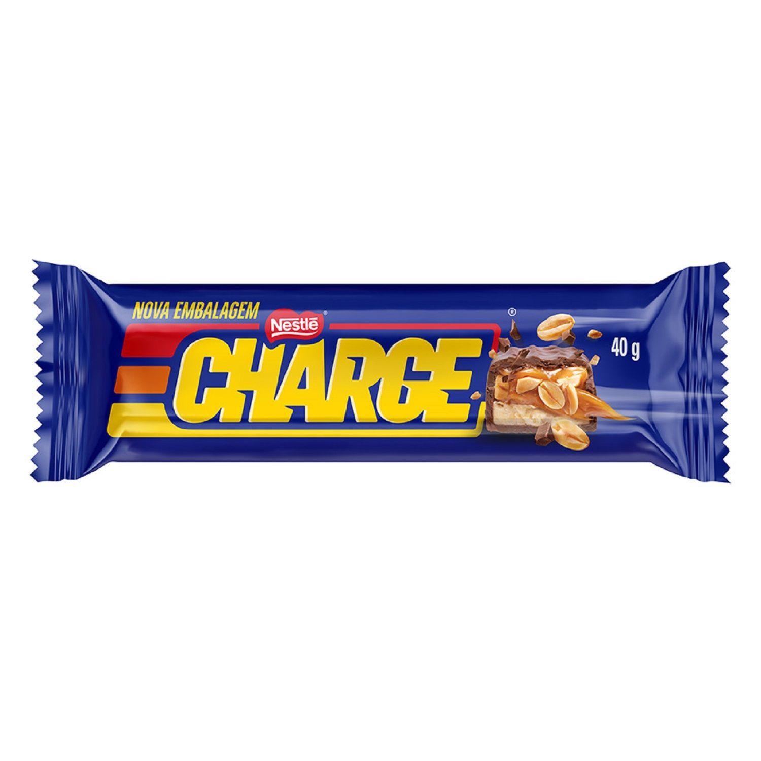 CHARGE® Barra Chocolate Maní 40g Caja 30 unidades-1