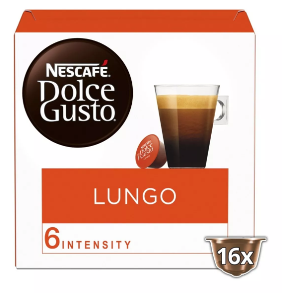 Cápsulas de Café NESCAFÉ® DOLCE GUSTO® Lungo Caja 16 Cápsulas-0