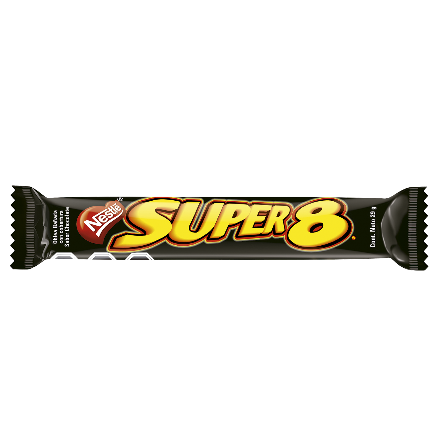 Oblea bañada SUPER 8® Caja 24x29g X3 Cajas-1