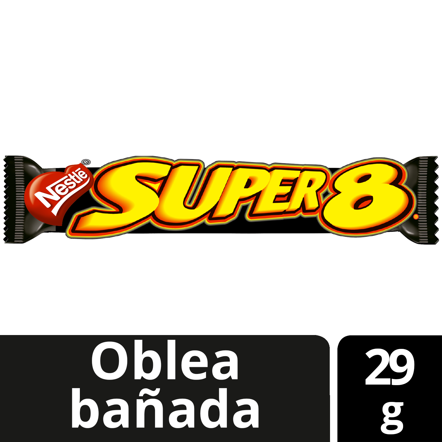 Oblea bañada SUPER 8® Caja 24x29g X3 Cajas-2