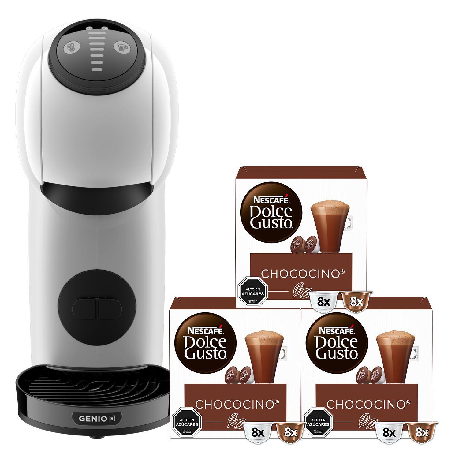 Cafetera DG® Genio S White + Cápsulas X3 Cajas Choc.-0