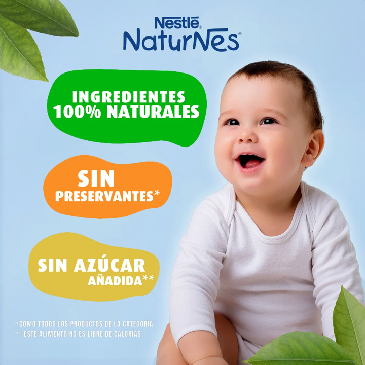 Compota NESTLÉ NATURNES® Orgánico Manzana 100g Pack X16-2