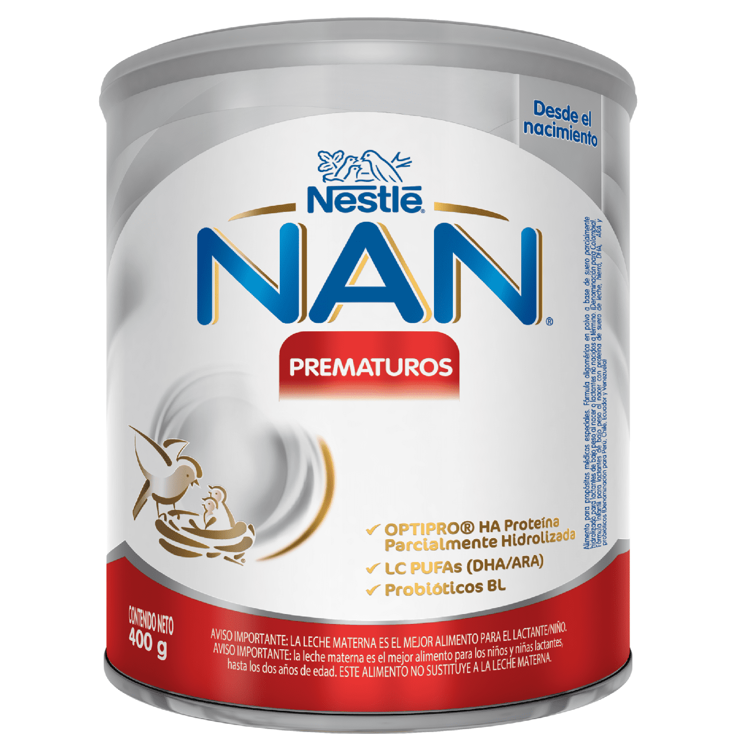 Fórmula Infantil Nan® Prematuros Tarro 400g-1