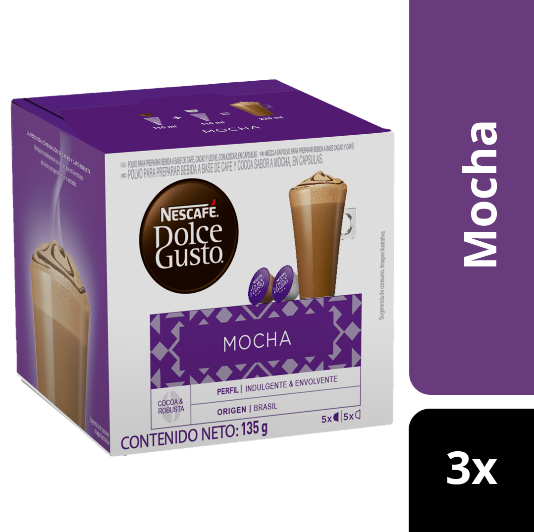 Pack 3 Café NESCAFÉ DOLCE GUSTO® Mocha 10 Cápsulas-1