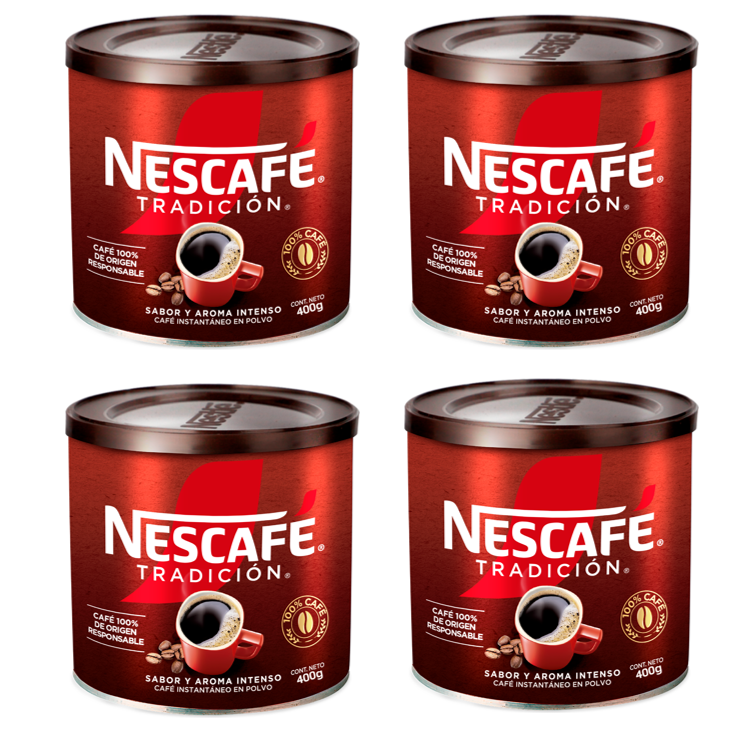 Café NESCAFÉ® Tradición 400g Pack X4-0