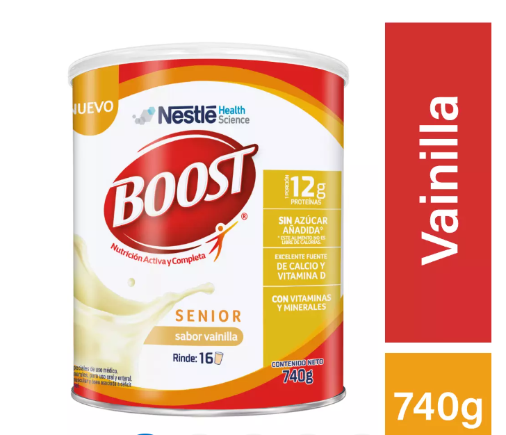 Alimento en polvo BOOST® Senior Sabor Vainilla 740g-0