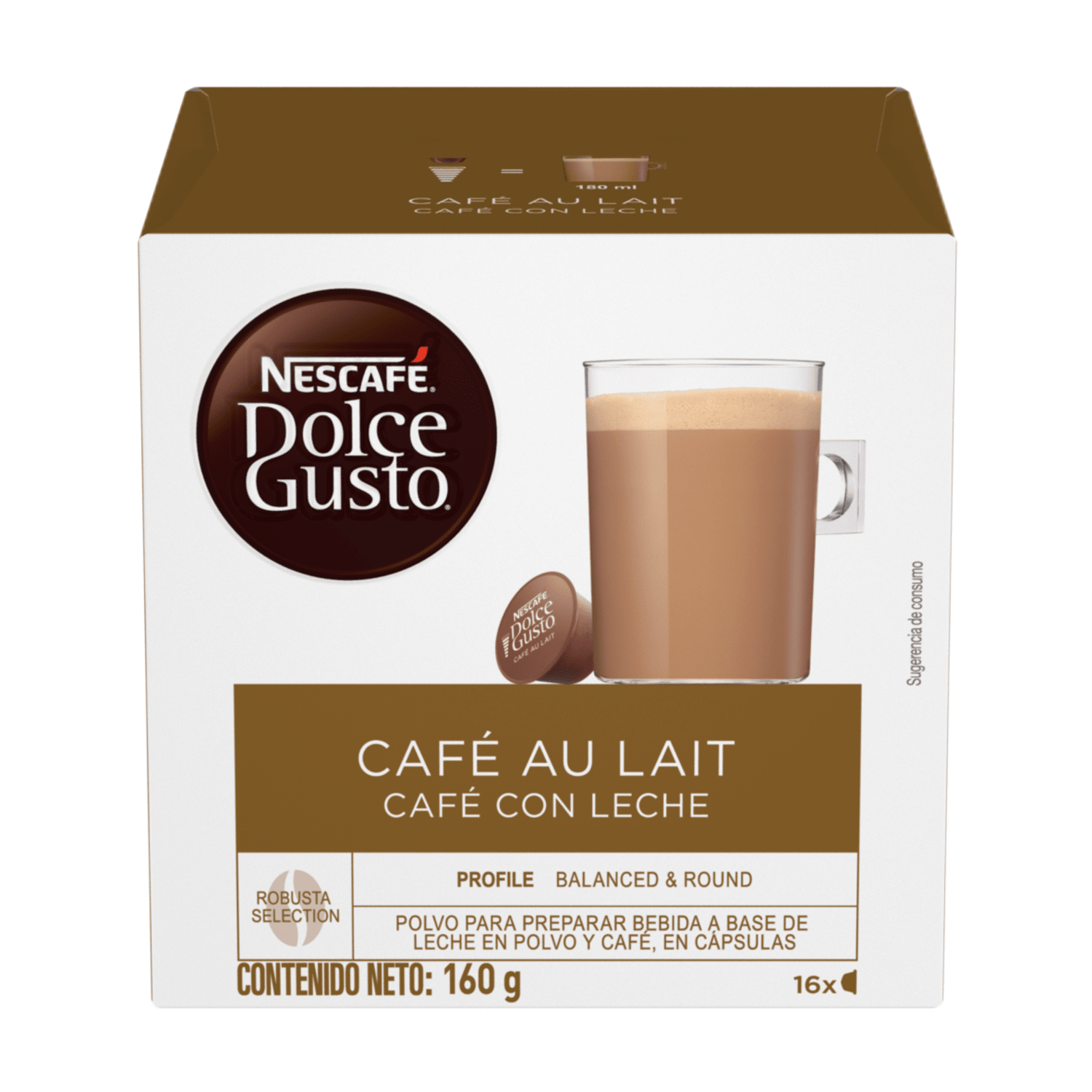 Pack 6 Cajas Capsulas De Café Lacteadas-6