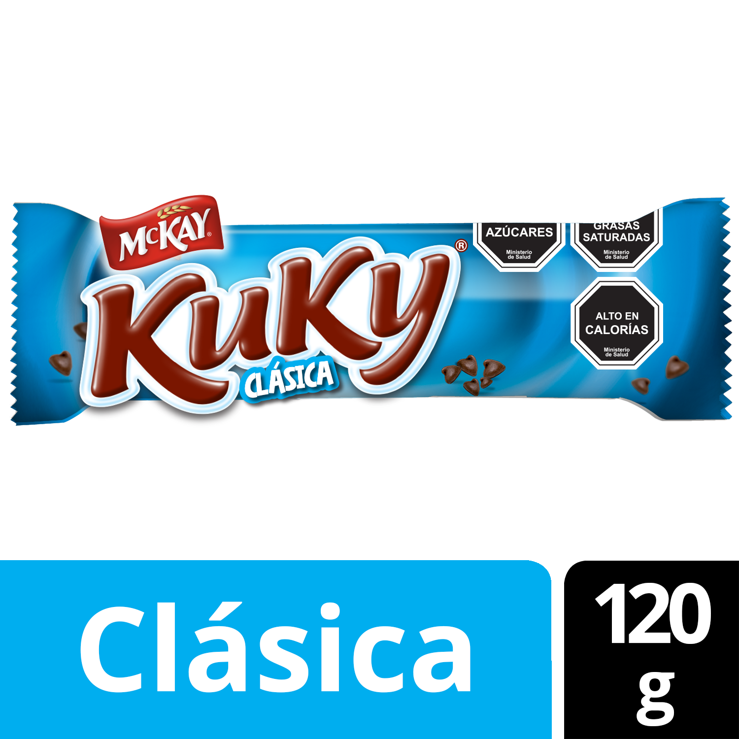 Galleta Chip KUKY® Clásica 120g Pack X20-2
