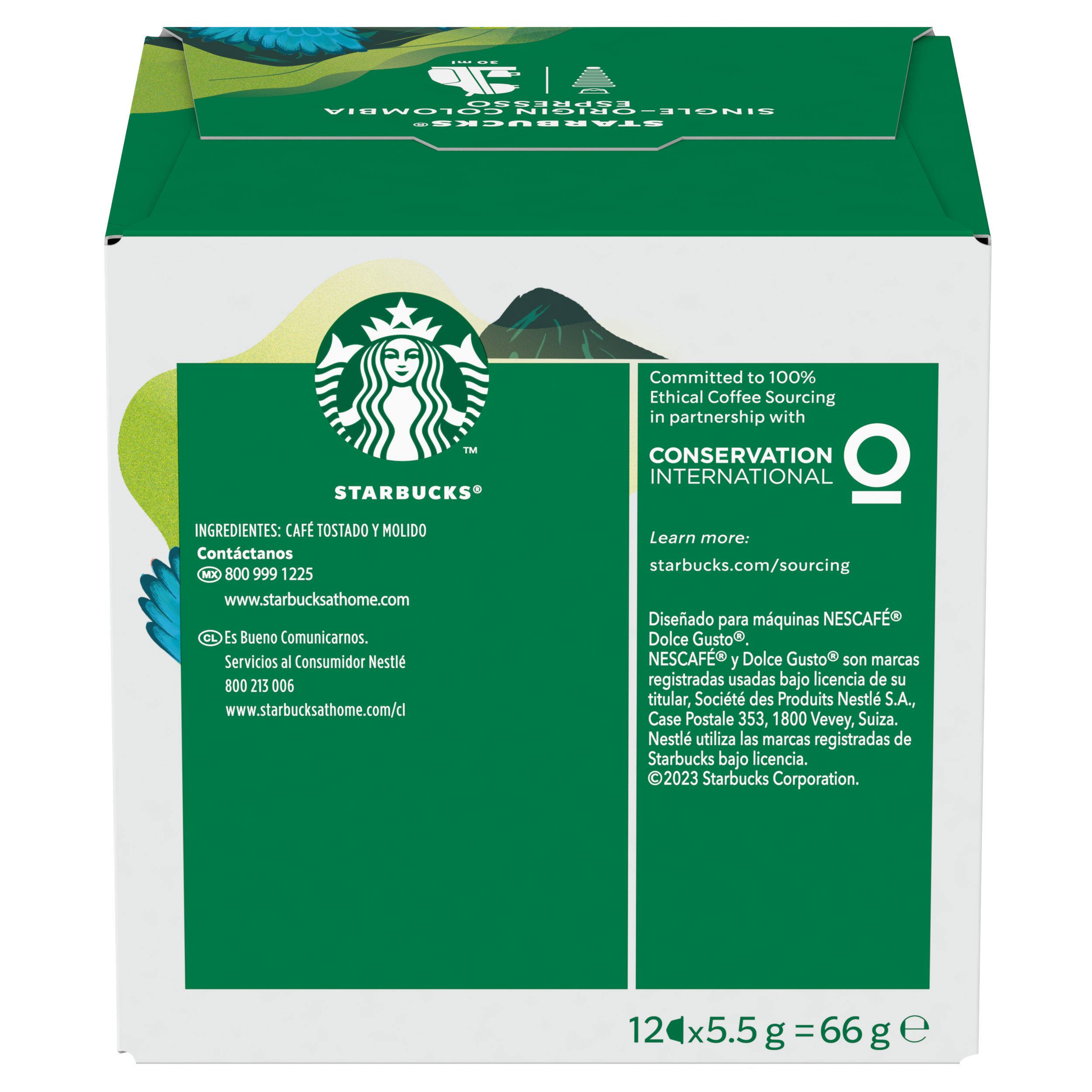 Starbucks NESCAFÉ® Dolce Gusto® Espresso Colombia 12 Cápsulas X3Cajas-4