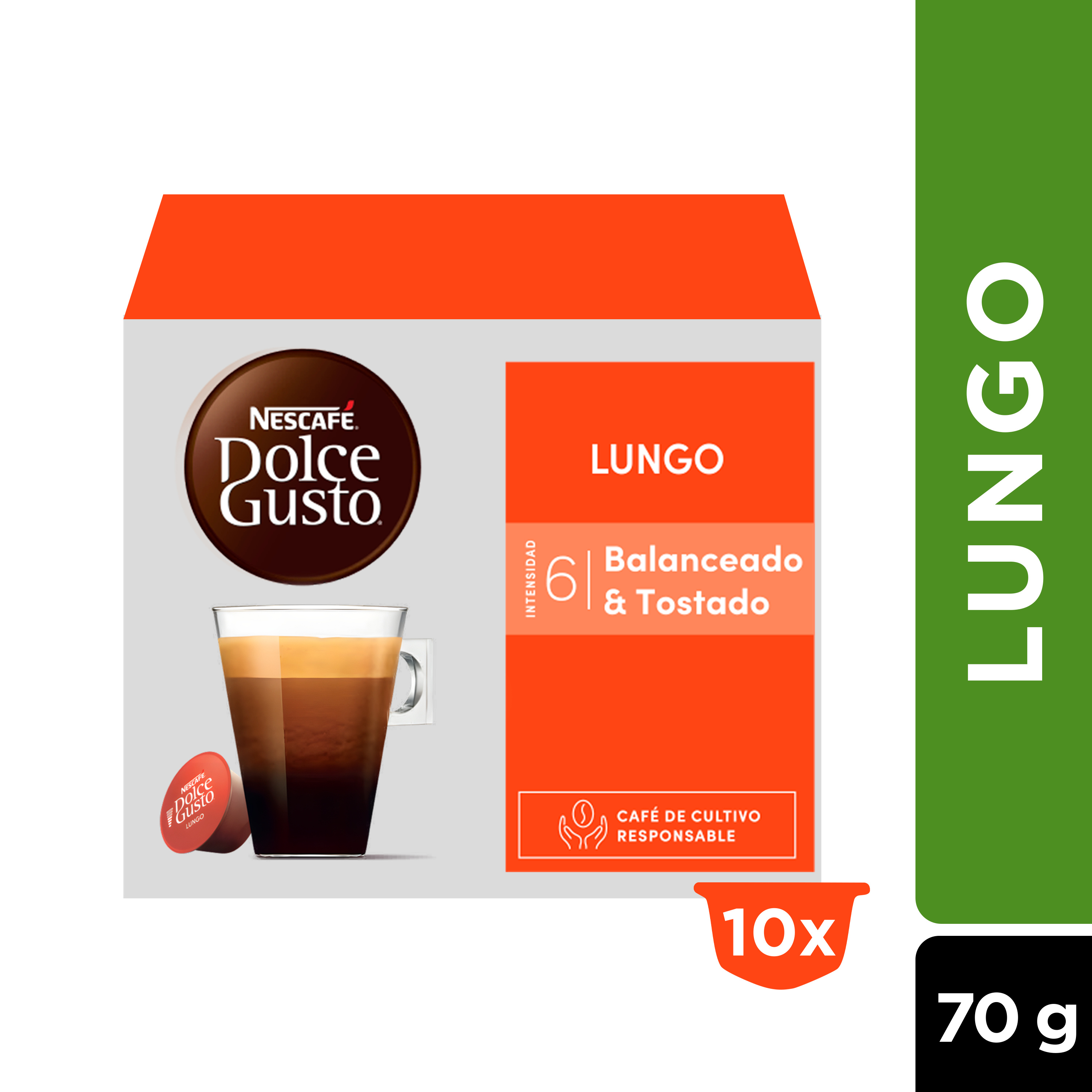 Pack 4 Café Nescafé Dolce Gusto Lungo 10 Tazas-1