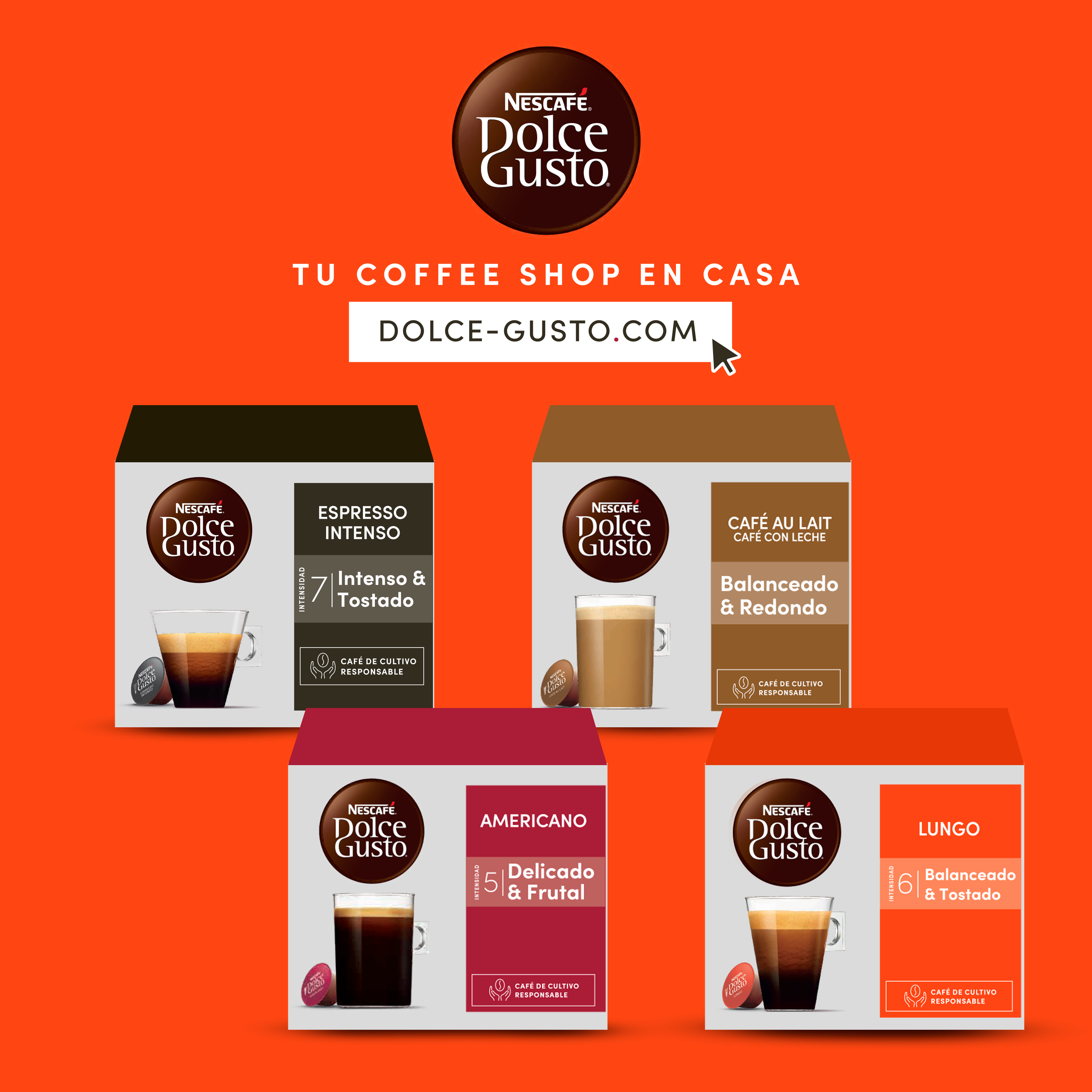 Pack 4 Café Nescafé Dolce Gusto Lungo 10 Tazas-6