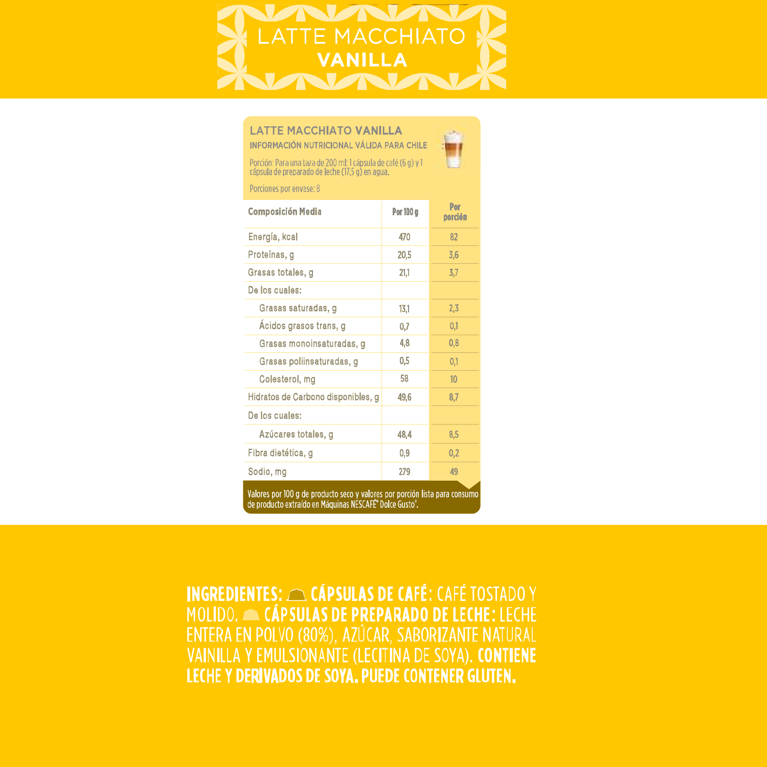 Dolce Gusto Capsulas Vanilla Macchiato x3 Cajas-2