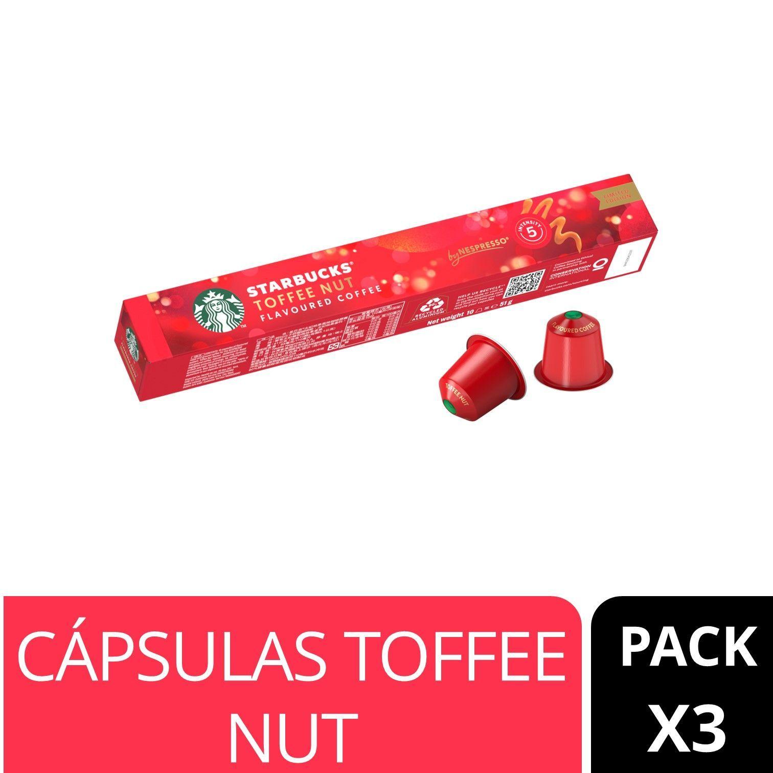 Cápsulas de Café STARBUCKS® para Nespresso Toffee Nut 51g x3-0