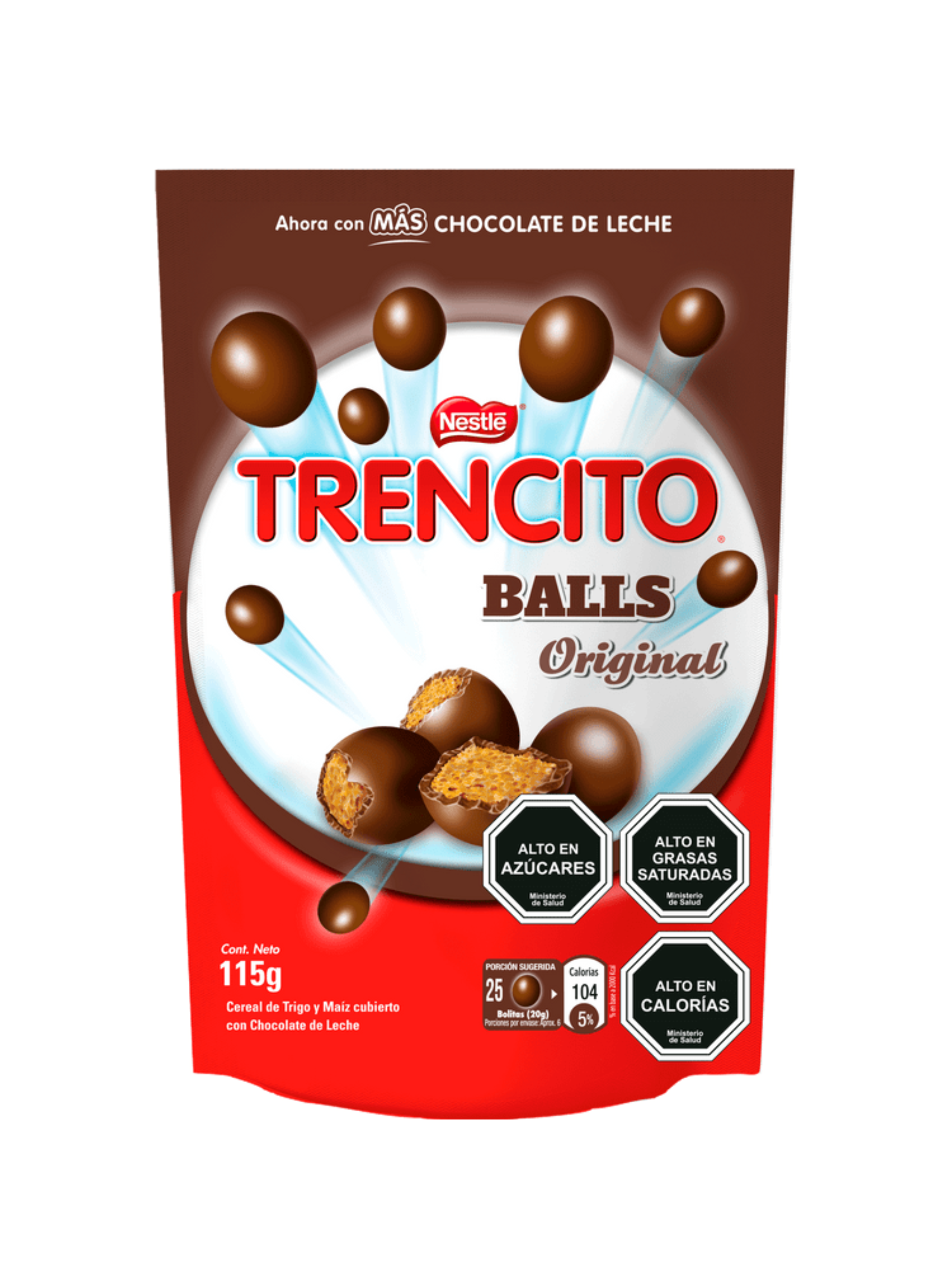 Chocolate de Leche TRENCITO® Balls 115g X4 Bolsas-0
