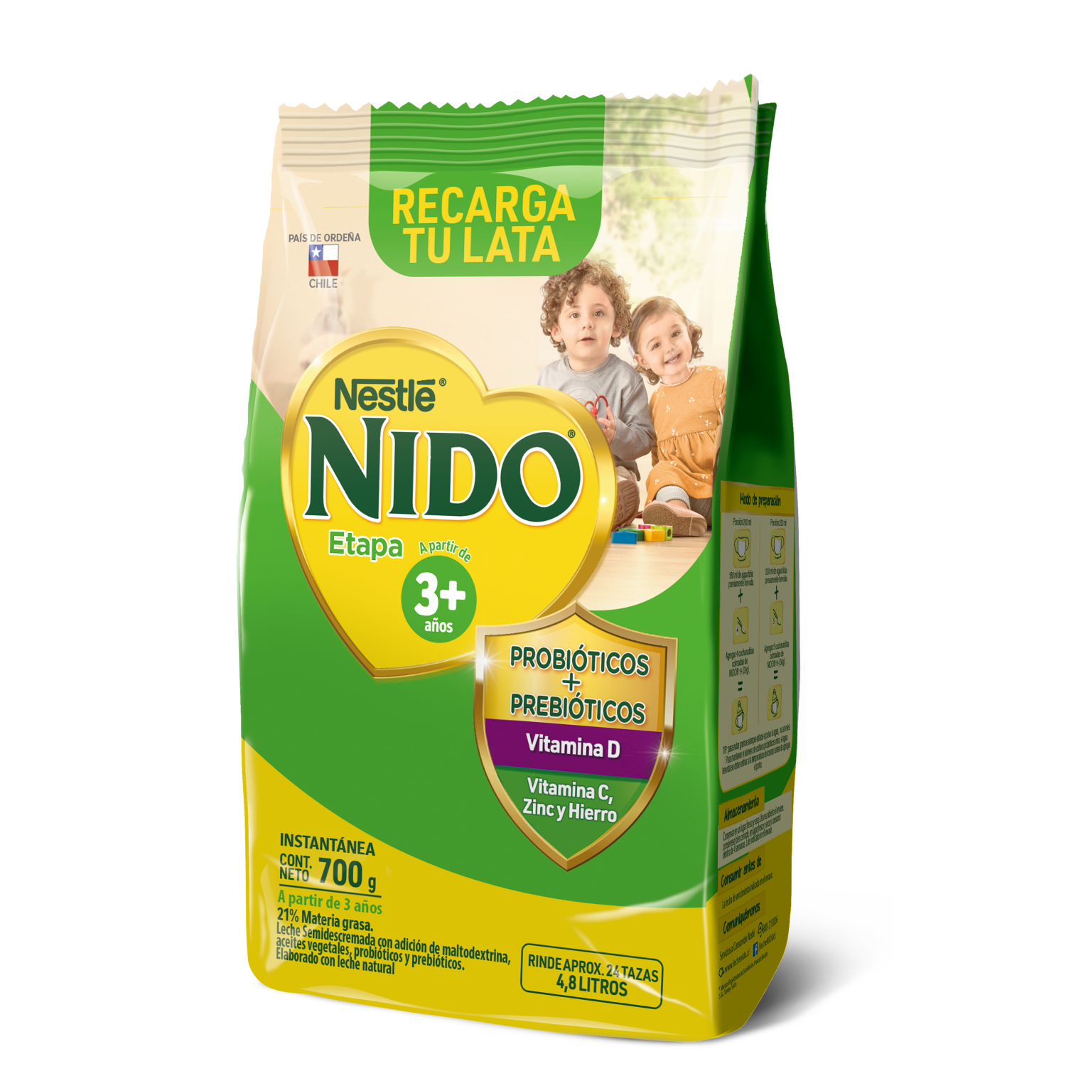 Pack Leche Nido Etapas 700g x3-2