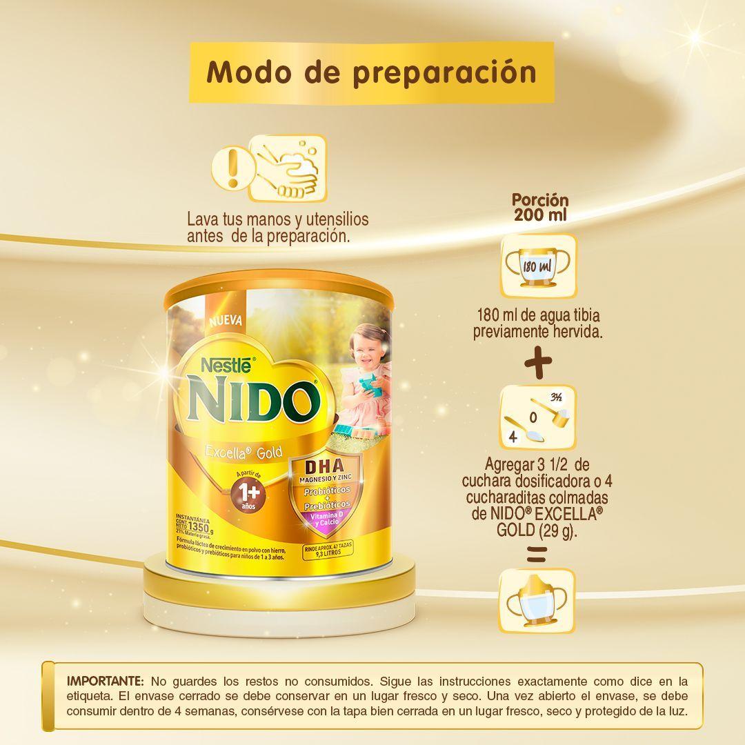 Pack NIDO Excella Gold 1+ 1350g x2-2