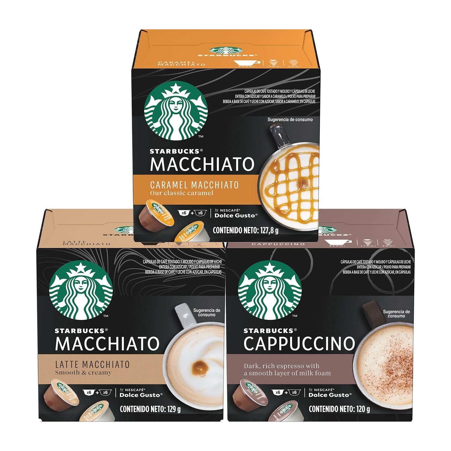 Capsulas de Café STARBUCKS® Lacteadas - X3 Cajas-0