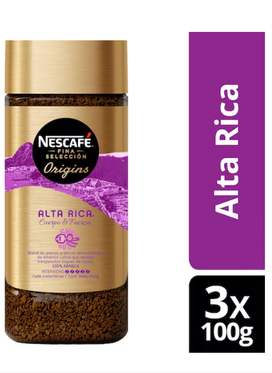 Café NESCAFÉ® Fina Selección Alta Rica Frasco 100g-0